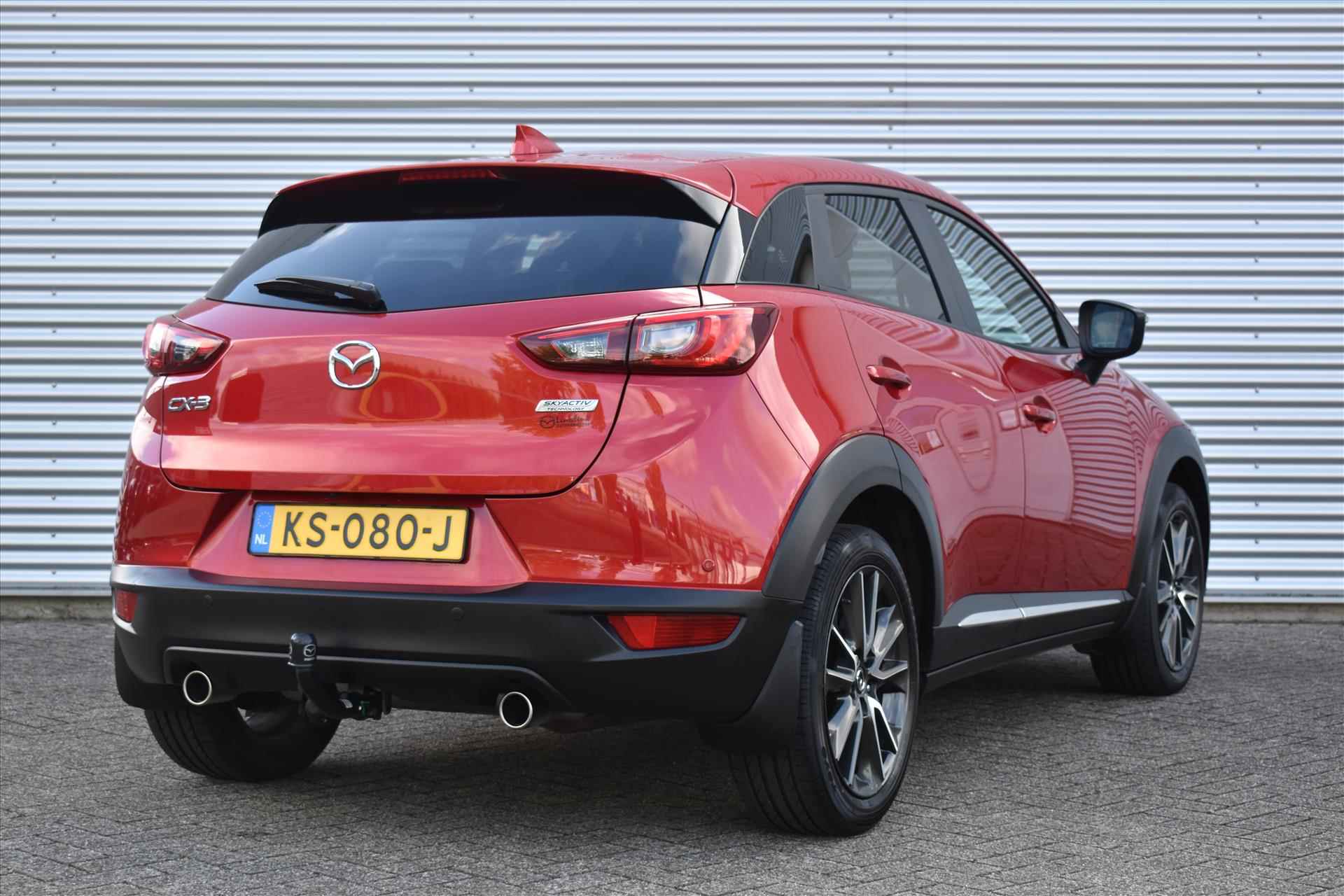 Mazda Cx-3 2.0 SKYACTIV-G 120pk GT-M Line | 100% Dealeronderhouden | Trekhaak | Camera | Head-up display | Navi | Stoel verw. | Incl. BOVAG garantie etc.. - 3/28