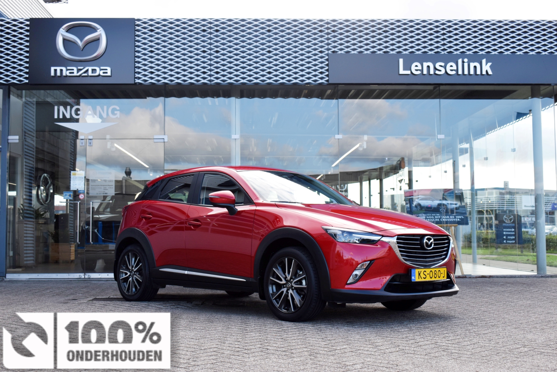 Mazda Cx-3 2.0 SKYACTIV-G 120pk GT-M Line | 100% Dealeronderhouden | Trekhaak | Camera | Head-up display | Navi | Stoel verw. | Incl. BOVAG garantie etc..