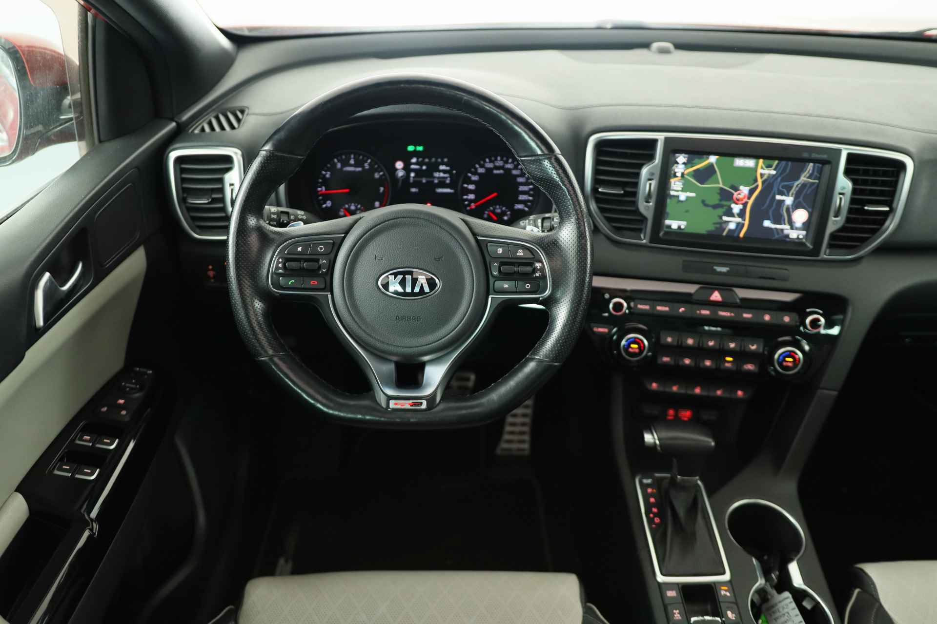 Kia Sportage 1.6 T-GDI 4WD GT-Line PlusLine | Dealer Onderhouden! | Xenon | Trekhaak | Navi | Leder | Open Dak | Keyless | Camera | BLIS | DA - 35/42