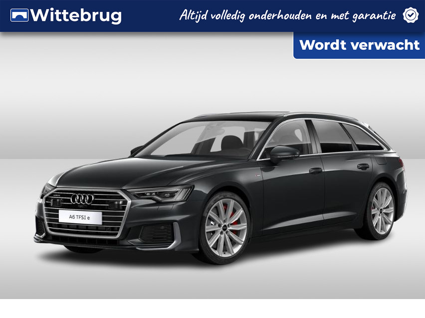 Audi A6 Avant 55 TFSI e 367pk quattro S Line | Panoramadak | Tour & City | Topview | Trekhaak | Head Up | Demperregeling | Memory | Stuurverwarming | Elektr stuur