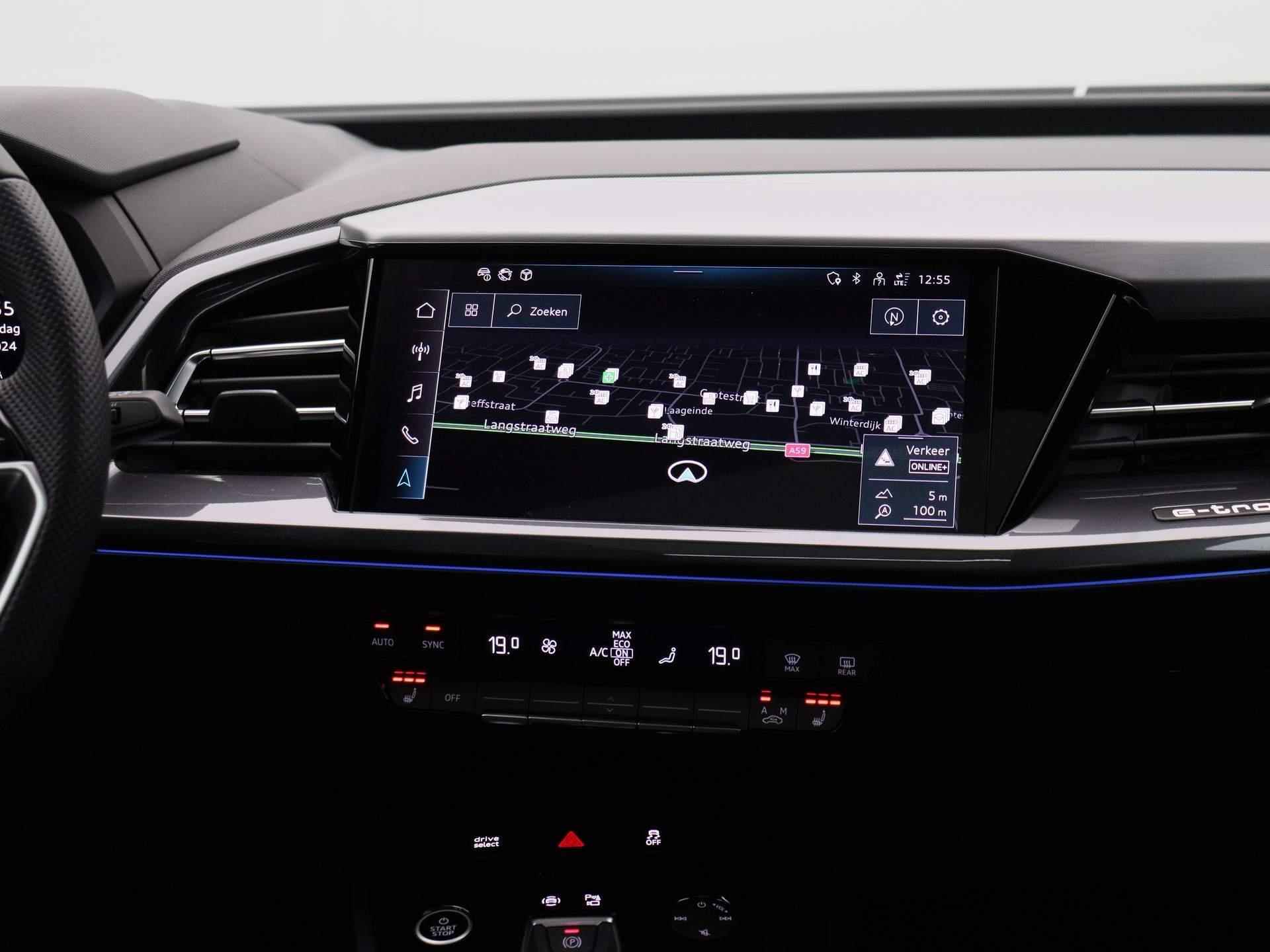 Audi Q4 e-tron 50 quattro S edition 82 kWh 299 PK | S-line | Automaat | Navigatie | Camera | Panoramadak | Adaptive Cruise Control | Climate Control | Stoelverwarming | Virtual Cockpit | LED Matrix | Lichtmetalen velgen | Privacy glass | - 10/56