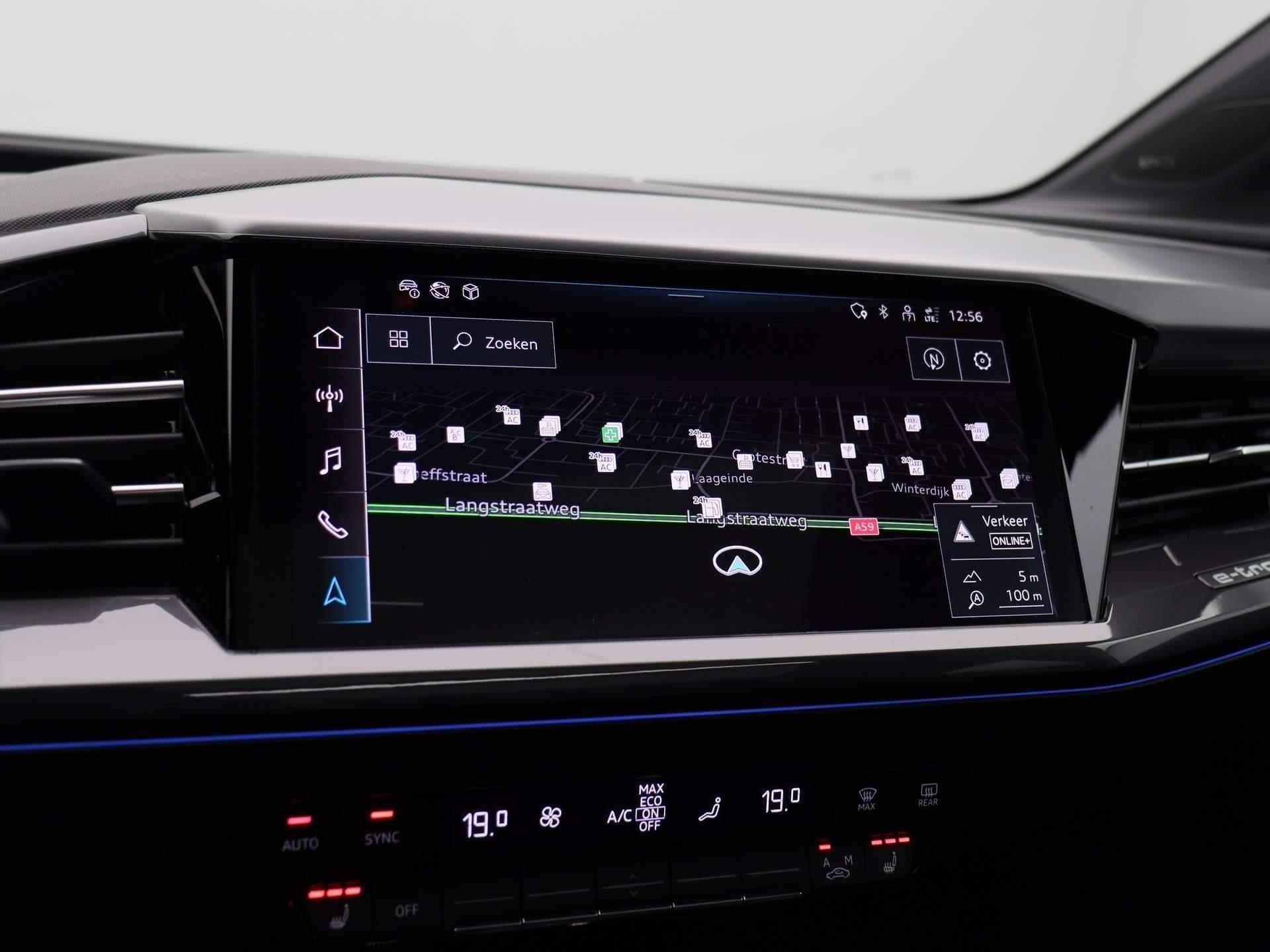 Audi Q4 e-tron 50 quattro S edition 82 kWh 299 PK | S-line | Automaat | Navigatie | Camera | Panoramadak | Adaptive Cruise Control | Climate Control | Stoelverwarming | Virtual Cockpit | LED Matrix | Lichtmetalen velgen | Privacy glass | - 20/56