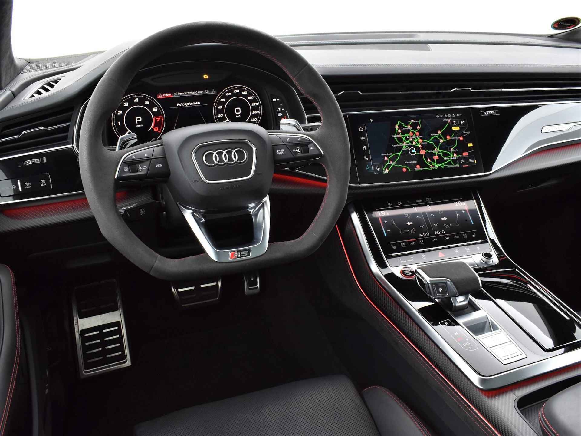 Audi RS Q8 4.0 TFSI 600 pk Quattro | URBAN AUTOMOTIVE | Dynamic Plus Pakket | 305 km/h | Keramische Remmen | Carbon Pakket Binnen + Buiten | Assistentiepakket City | B&O Sound | Standkachel | 360 Camera | Leder · TOPDEAL - 28/47