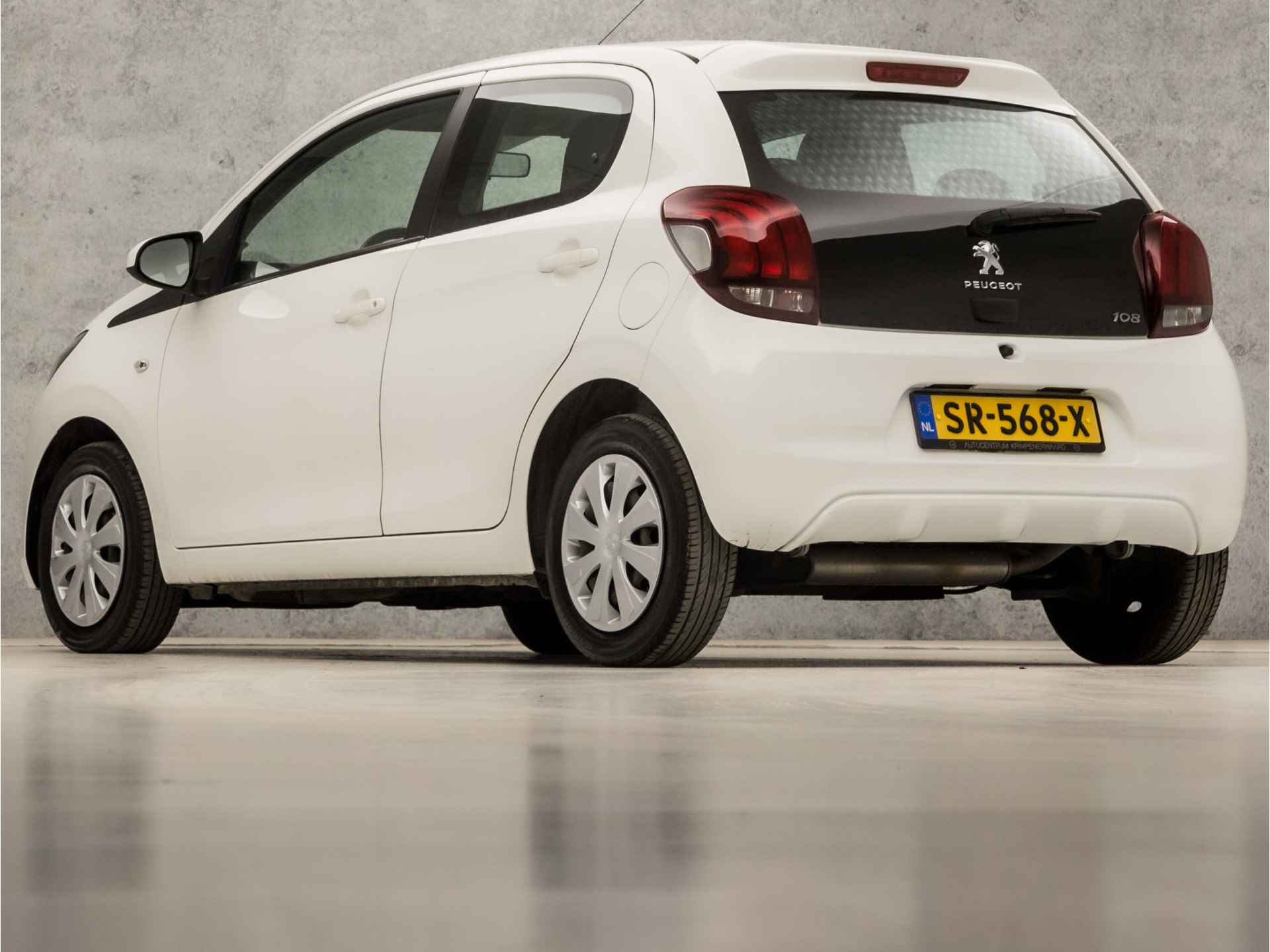 Peugeot 108 1.0 e-VTi Luxury Automaat (AIRCO, BLUETOOTH, 5-DEURS, XENON, STUURWIELBEDIENING, ELEK PAKKET, NIEUWE APK, NIEUWSTAAT) - 3/30