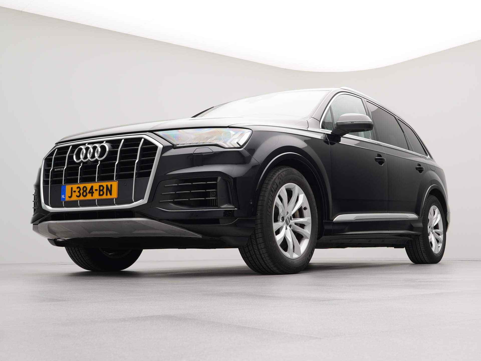 Audi Q7 55 TFSI e quattro Pro Line Plus | autom 8 traps | Audi entertainment systeem achter| Lederen bekleding | Navigatie by App | Panoramadak | LM velgen 19" - 10/83