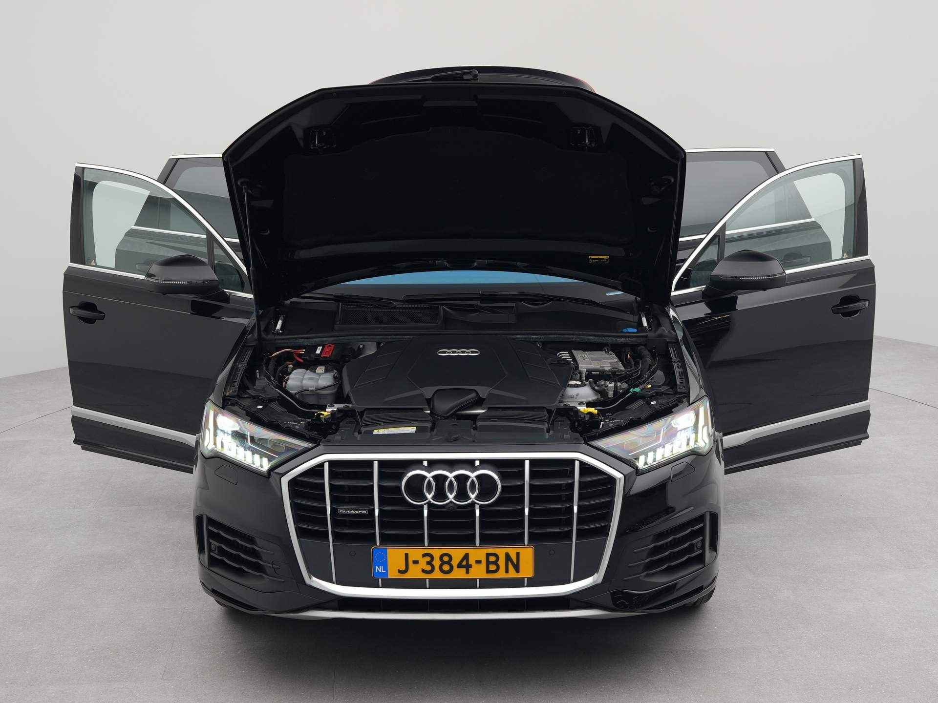 Audi Q7 55 TFSI e quattro Pro Line Plus | autom 8 traps | Audi entertainment systeem achter| Lederen bekleding | Navigatie by App | Panoramadak | LM velgen 19" - 17/83