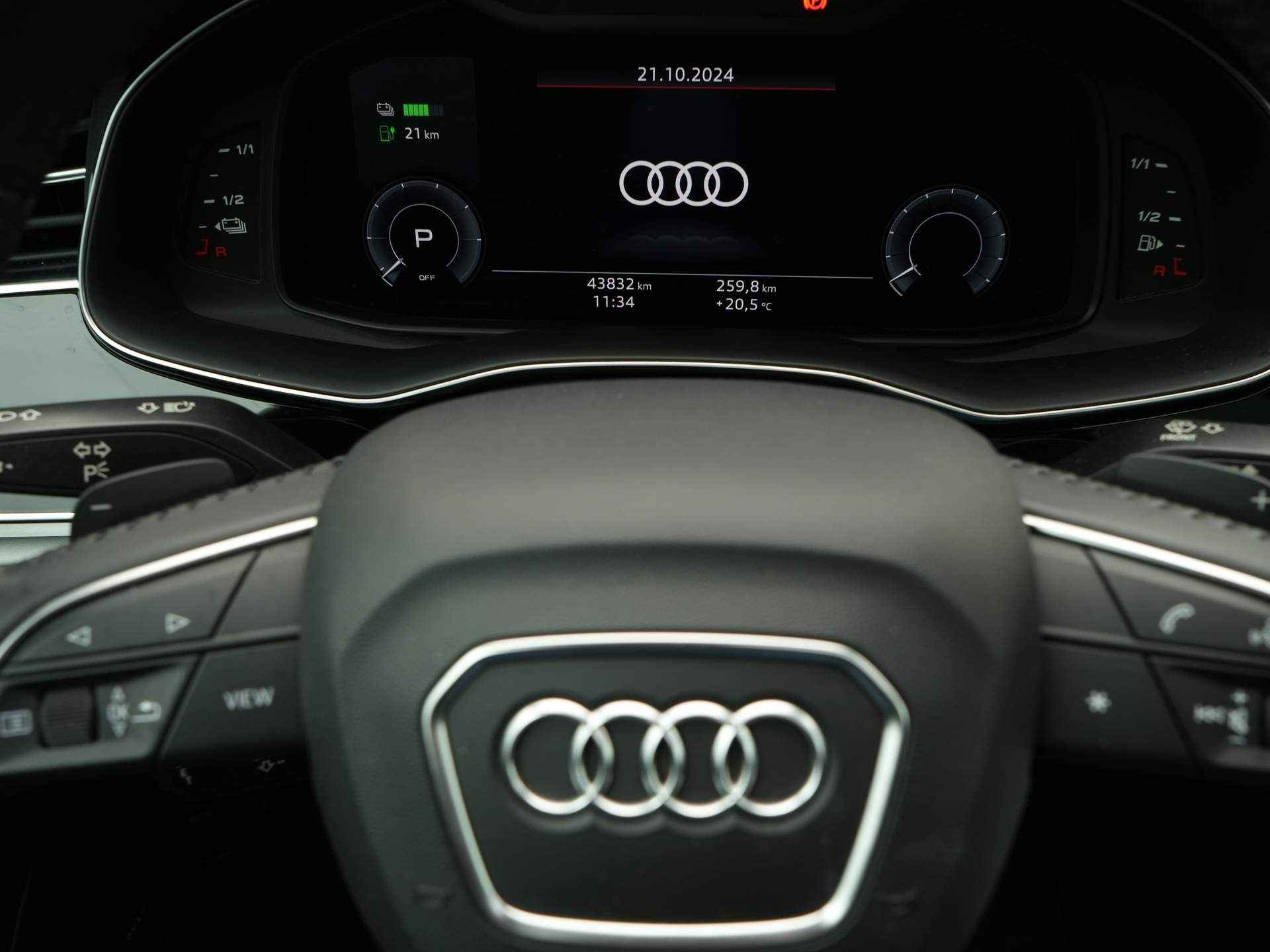 Audi Q7 55 TFSI e quattro Pro Line Plus | autom 8 traps | Audi entertainment systeem achter| Lederen bekleding | Navigatie by App | Panoramadak | LM velgen 19" - 19/83