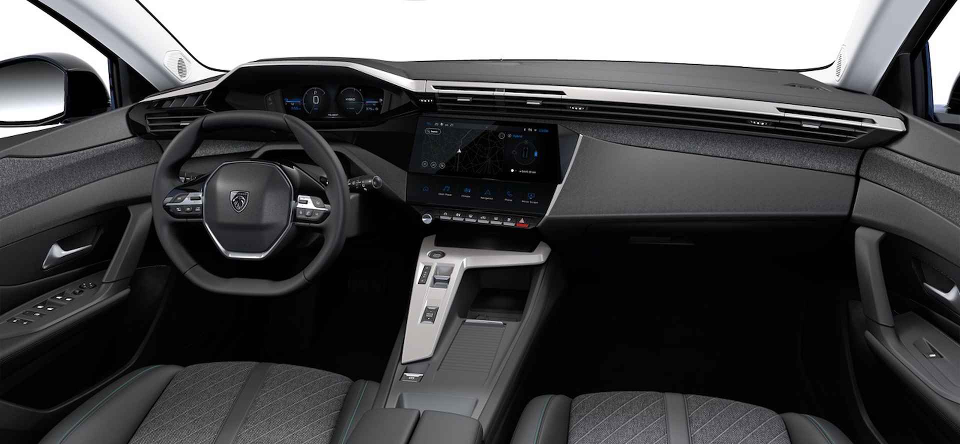Peugeot 408 1.6 HYbrid Allure Pack 180PK Automaat | Stoelverwarming | Parkeersensoren Voor + Achter | Apple/Android Carplay | Virtueel Dashb Cruise | Clima | 19" Lichtmetaal - 5/8