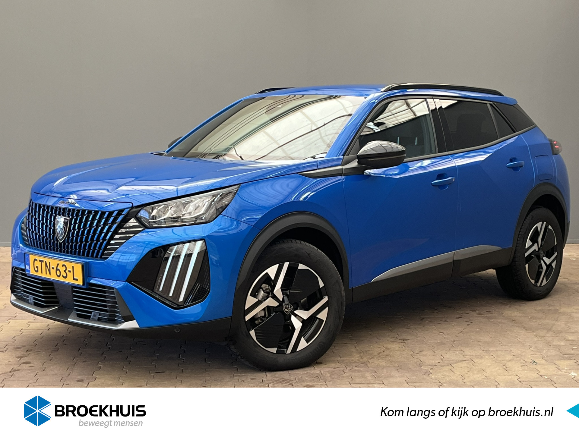 Peugeot 2008 1.2 Hybrid 136PK Allure | Camera | Apple/Android Carplay | 17" Lichtmetaal | Leder/Stof | Apple/Android Carplay | LED | Parkeersensoren | Virtueel Dashboard