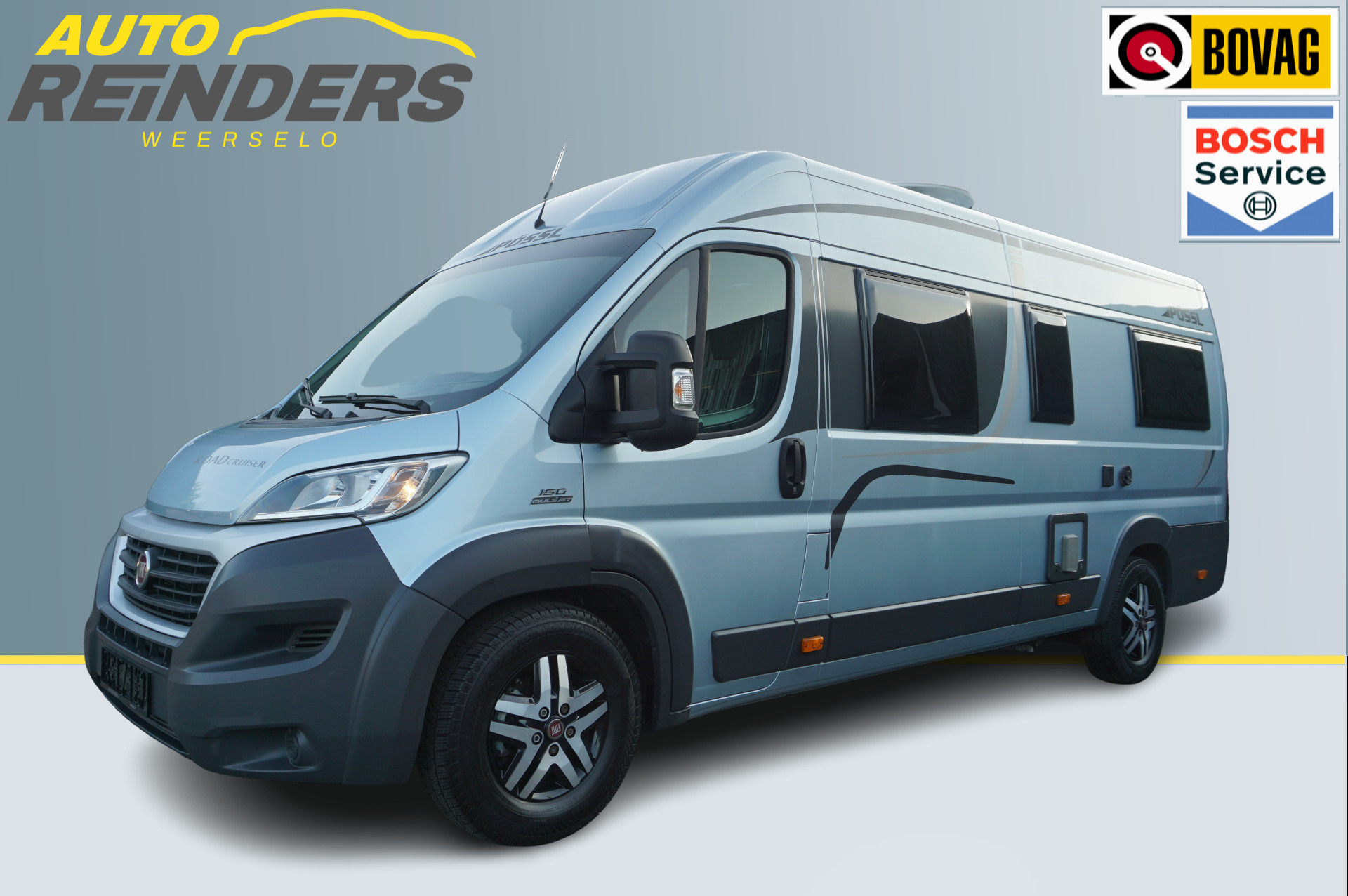 Pössl Roadcruiser 150pk Maxi + Enkele bedden/ Euro 5/ Camera/ Airco/ Navi/ Trekhaak/ Garantie!