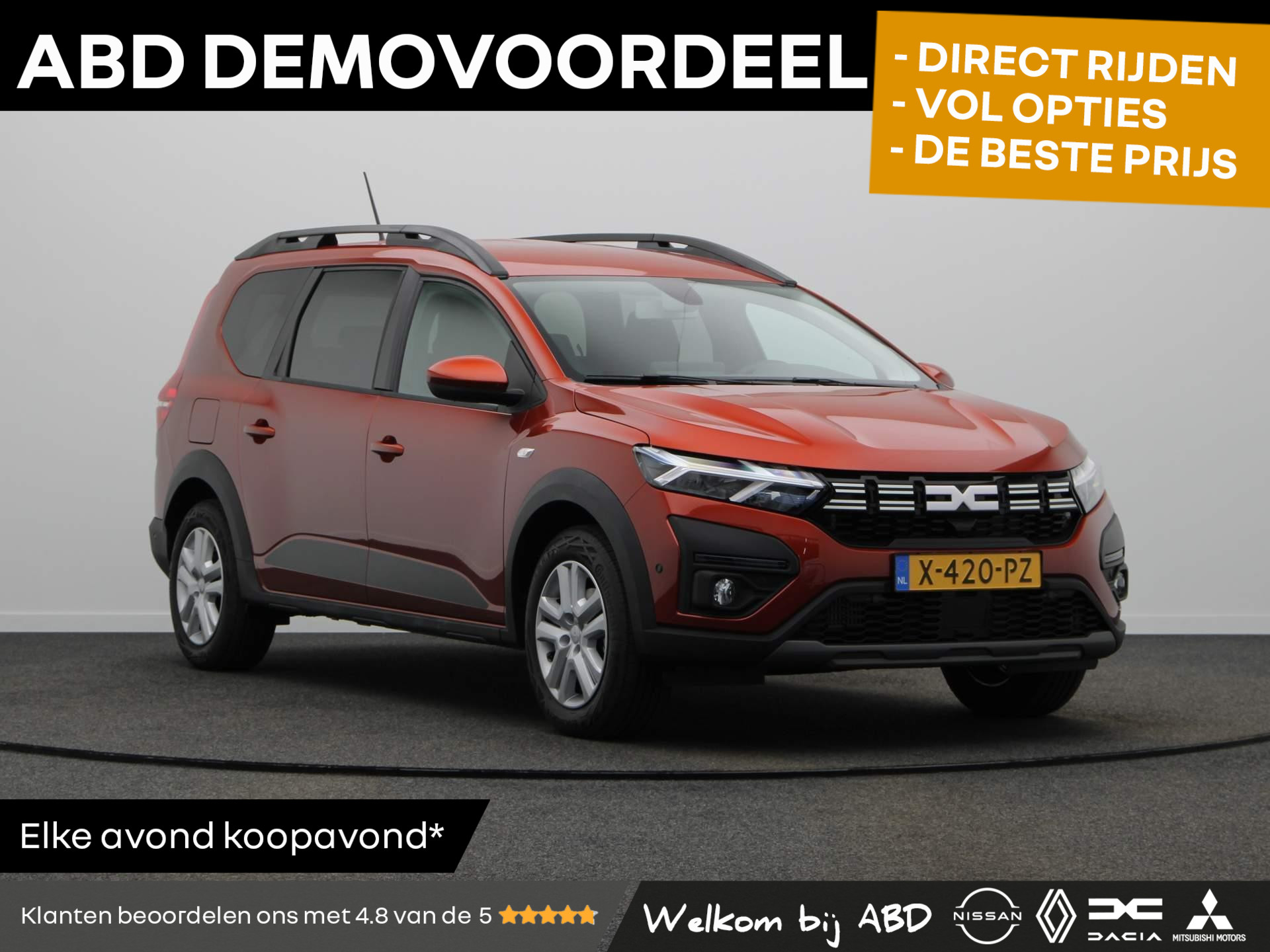 Dacia Jogger TCe 100pk ECO-G Expression 7p. | Pack Assist| Pack Medianav | Pack Easy | Apple Carplay | Android Auto |