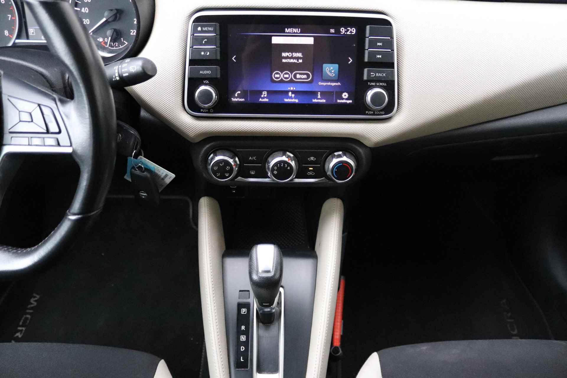 Nissan Micra 1.0 IG-T 100 X-Tronic Automaat N-Connecta | Apple Carplay/Android Auto | Airco | Parkeersensoren achter | - 10/30