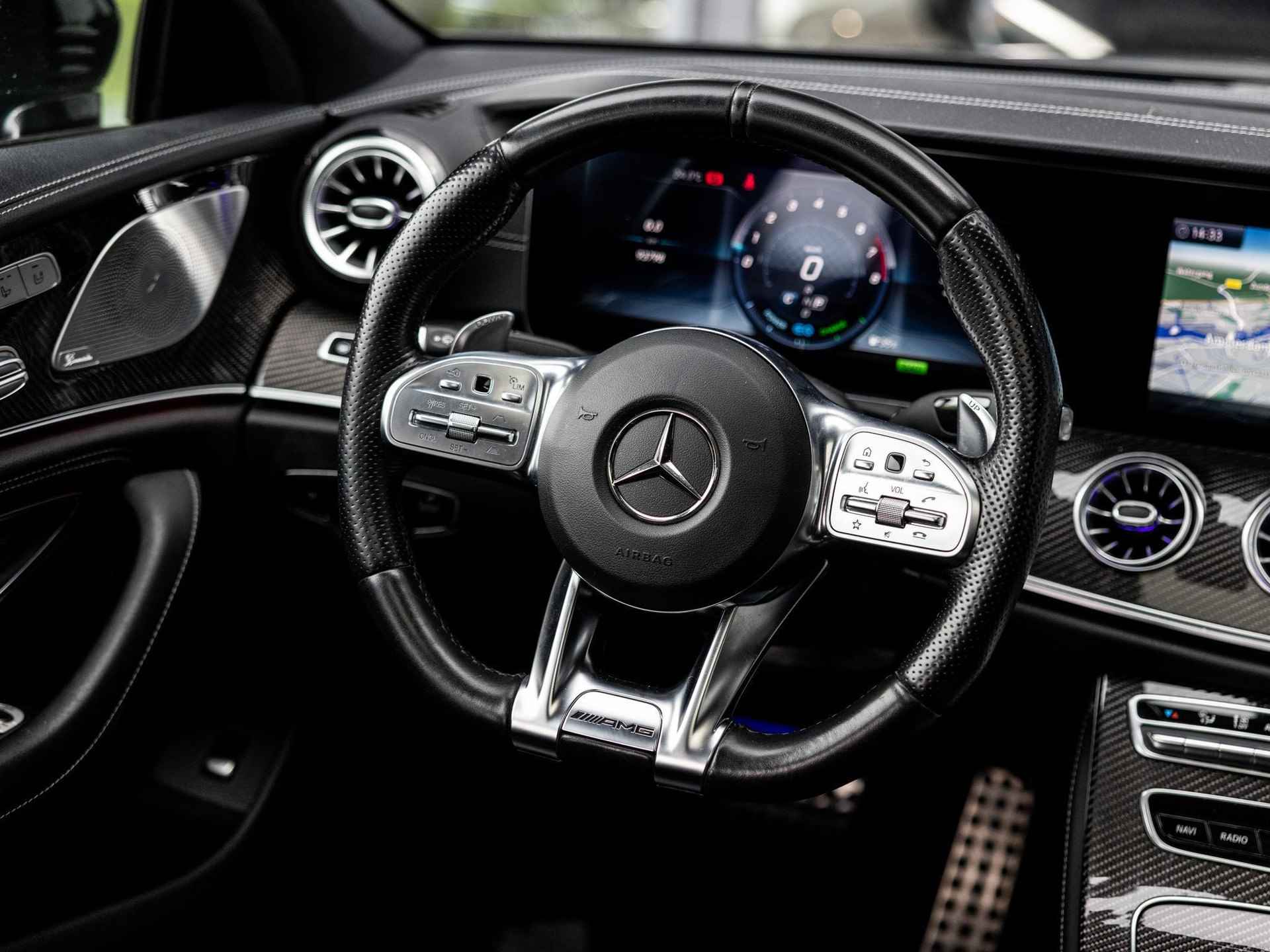 Mercedes-Benz CLS-klasse AMG 53 4MATIC+ Premium Plus | NIGHT PAKKET | BURMESTER | SCHUIF-KANTELDAK | 20 INCH | CARBON INTERIEURLIJSTEN | RIJ-ASSISTENTIE PAKKET | LUCHTVERING | VOLLEDIG MERCEDES ONDERHOUDEN | PANAMERICANA GRILL | STOELVENTILATIE | - 18/51