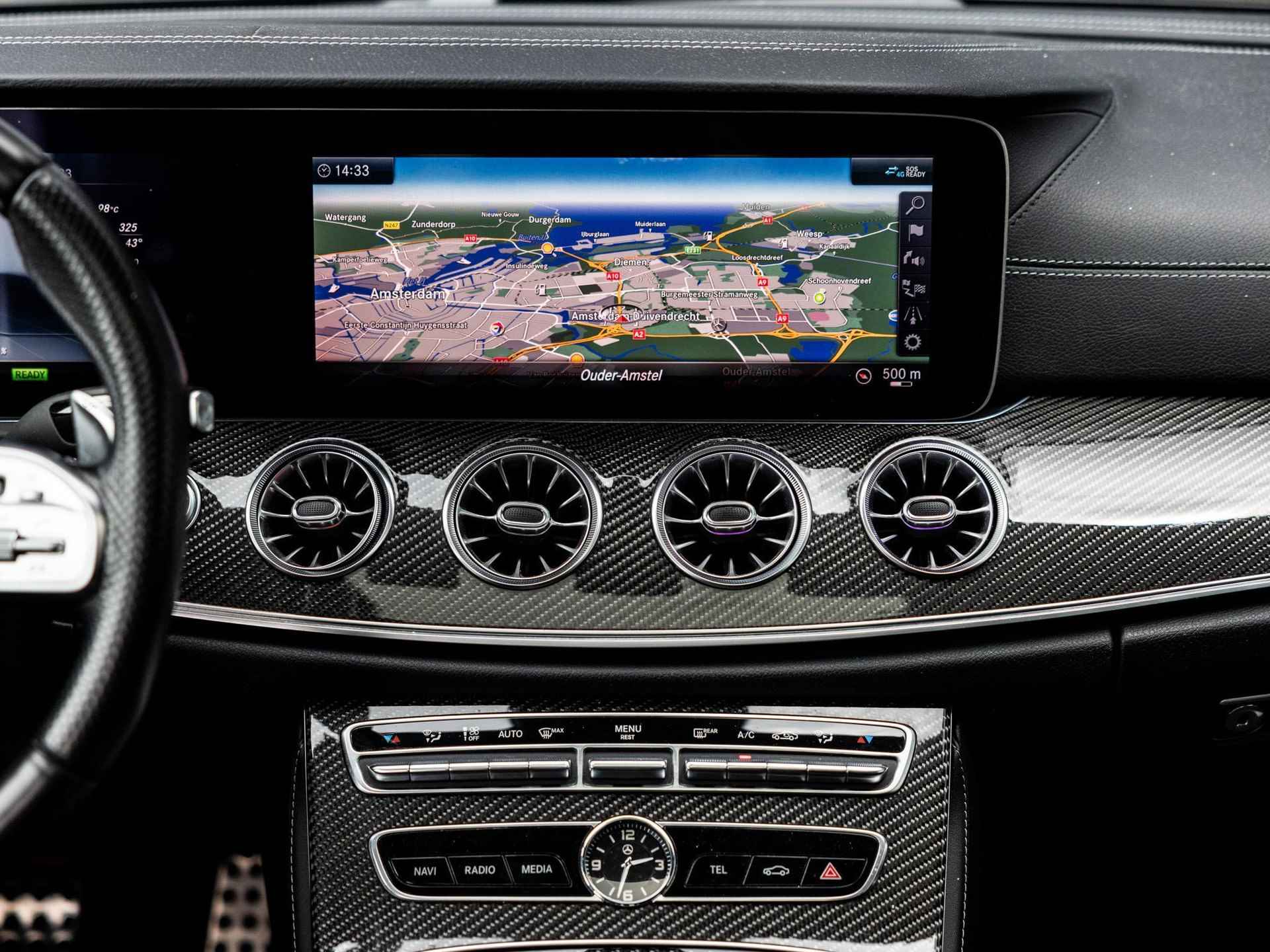 Mercedes-Benz CLS-klasse AMG 53 4MATIC+ Premium Plus | NIGHT PAKKET | BURMESTER | SCHUIF-KANTELDAK | 20 INCH | CARBON INTERIEURLIJSTEN | RIJ-ASSISTENTIE PAKKET | LUCHTVERING | VOLLEDIG MERCEDES ONDERHOUDEN | PANAMERICANA GRILL | STOELVENTILATIE | - 19/51