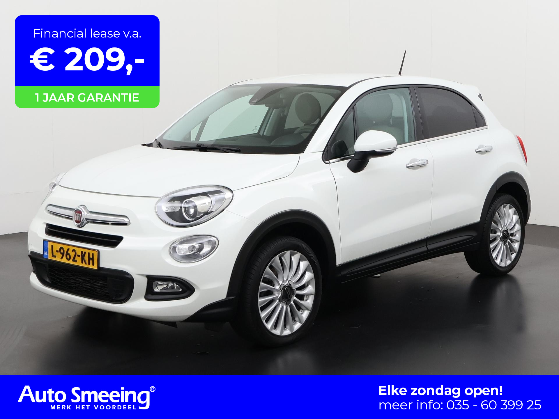 Fiat 500 X Cross 1.4 Turbo MultiAir Cross | Navigatie | Apple Carplay | Parkeersensor | Zondag Open!