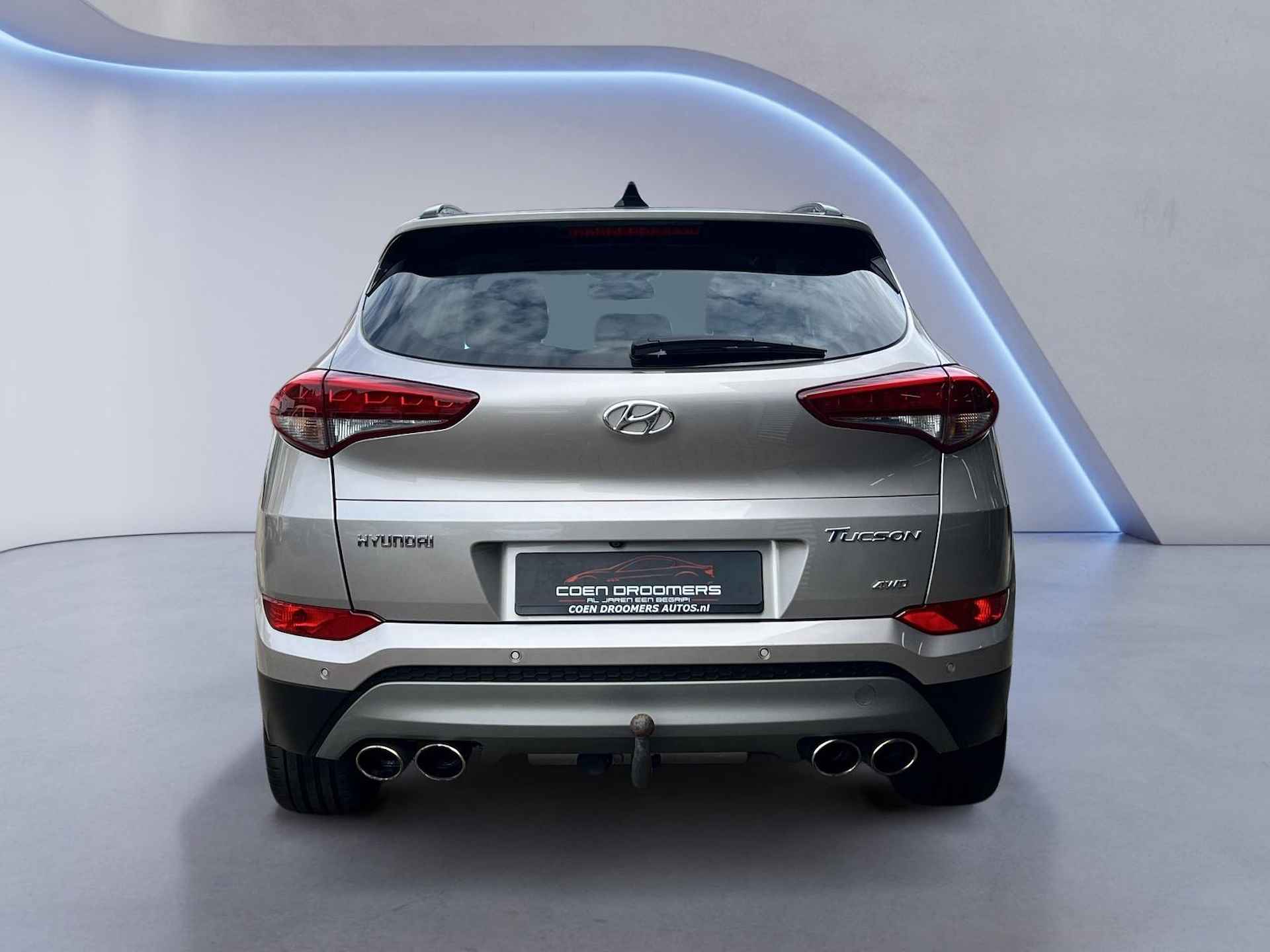 Hyundai Tucson 1.6 T-GDi Premium 4WD Automaat / Leder / Stoelverkoeling & verwarming / Panorama dak / Lane Keep Assist / Premium Audio / Trekhaak / Camera / AppleCarplay / (MET GARANTIE*) - 5/44