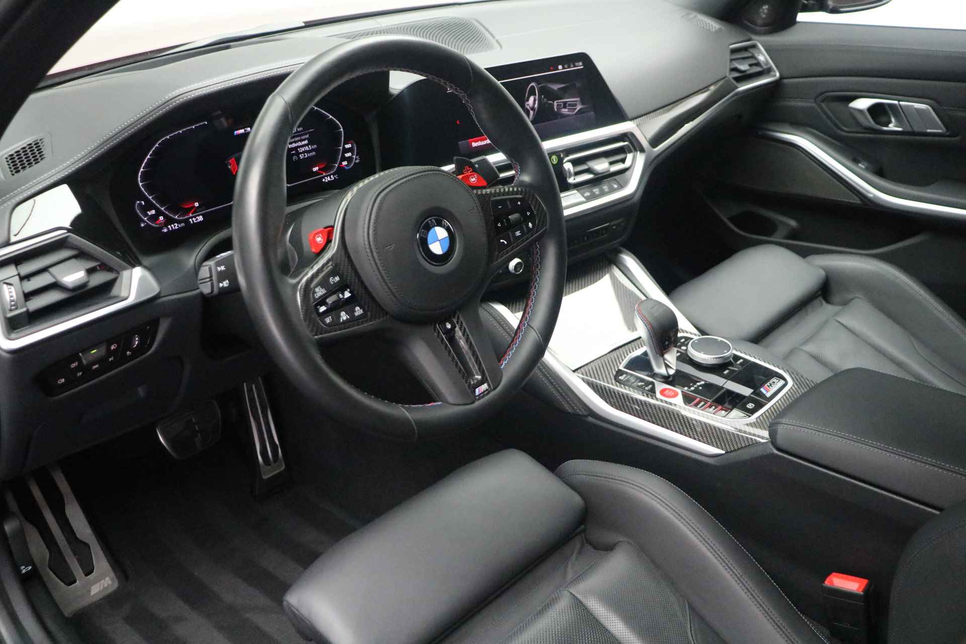 BMW 3 Serie M3 xDrive Competition High Executive Automaat / M Drive Professional / Laserlight / M Sportstoelen / M Carbon-keramisch remmen / M Adaptief onderstel / Gesture Control - 10/31