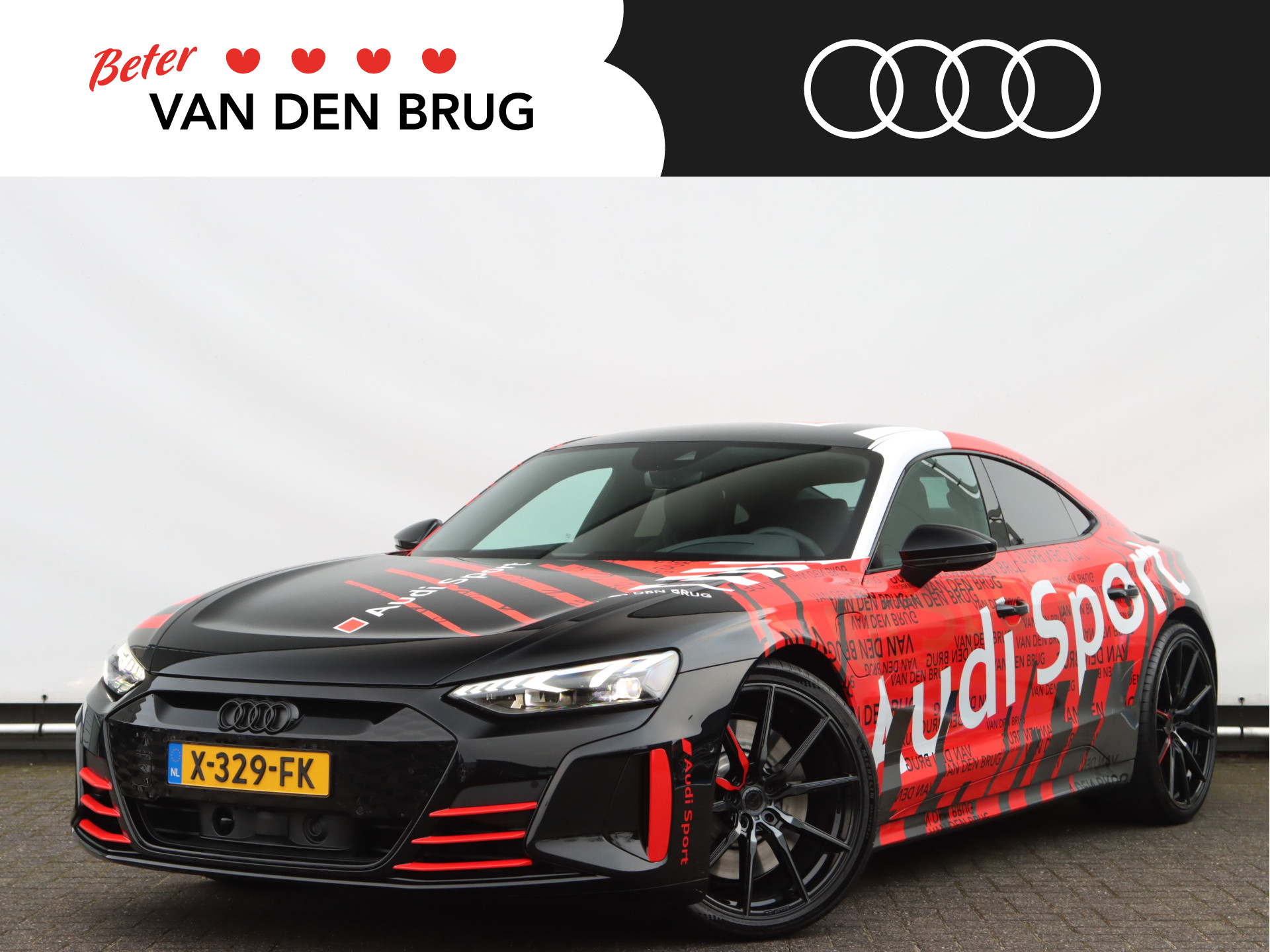 Audi e-tron GT 476pk | 95Kwh | Vierwielbesturing | Luchtvering | Concaver 22" Exclusive wielen | Panoramadak | B&O bij viaBOVAG.nl