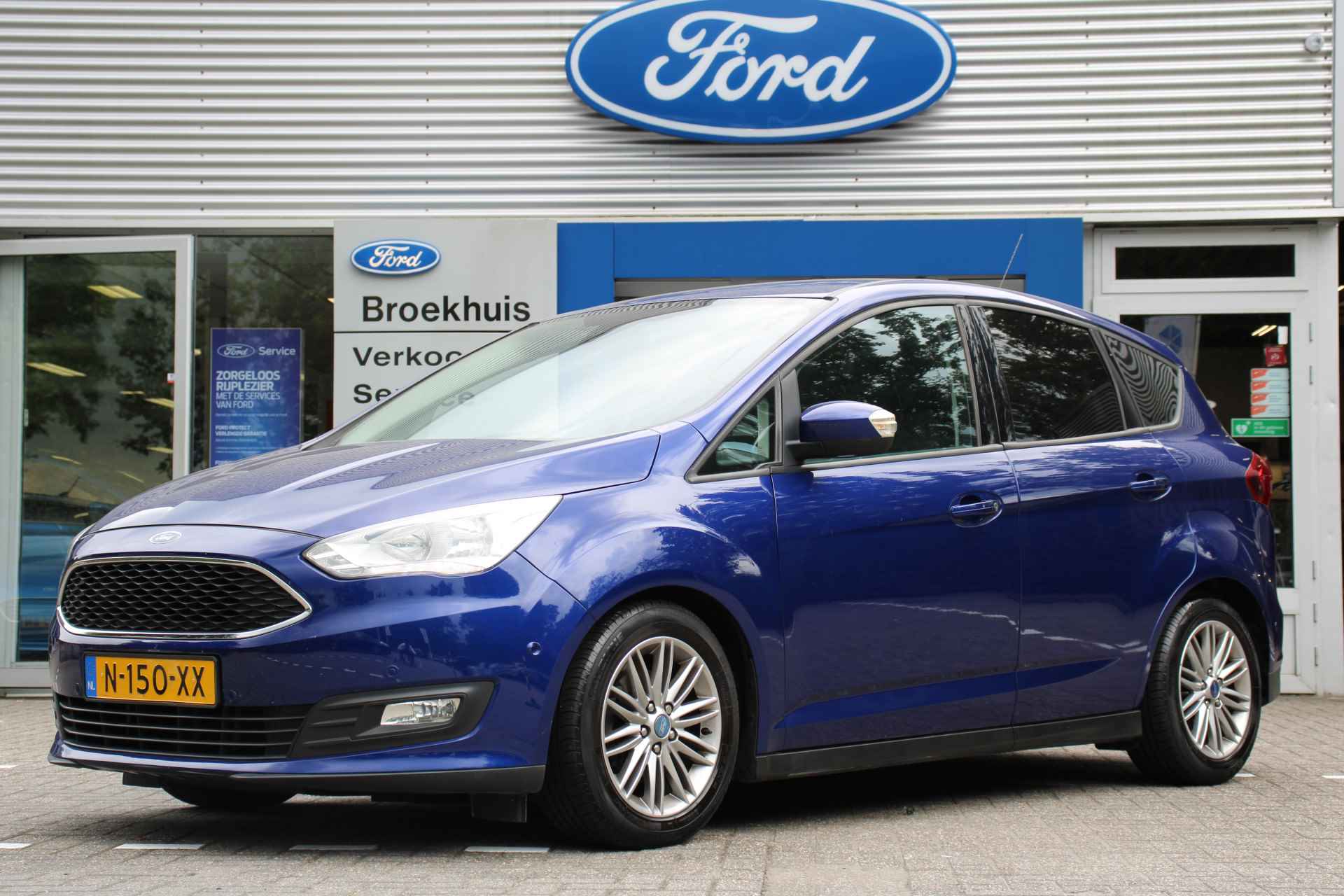 Ford C-MAX 1.0 TITANIUM | NAVI | CAMERA | WINTERPACK | CRUISE | AUTO. INPARKEREN | PARK SENS V+A | LM. VELGEN | PRACHTIGE STAAT! - 1/38