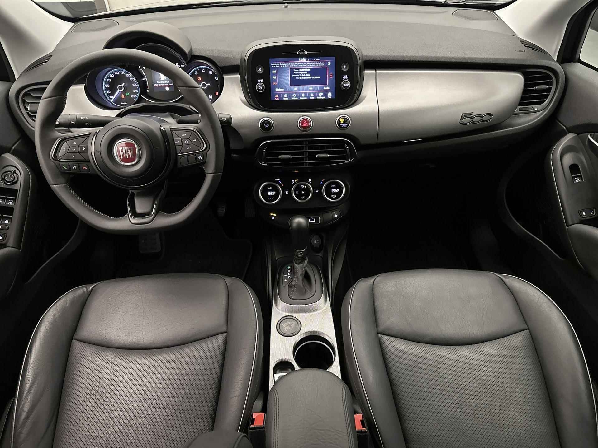 Fiat 500 X SUV Sport 130 pk Automaat | Navigatie | Panoramadak | Achteruitrijcamera | Parkeersensoren Achter | Voorstoelen Verwarmd | Keyless Entry/Start | LED Dagrijverlichting | Dodehoek Detectie | Adaptieve Cruise Control | 18" Lichtmetalen Velgen | Apple Carplay/Android Auto | - 11/33