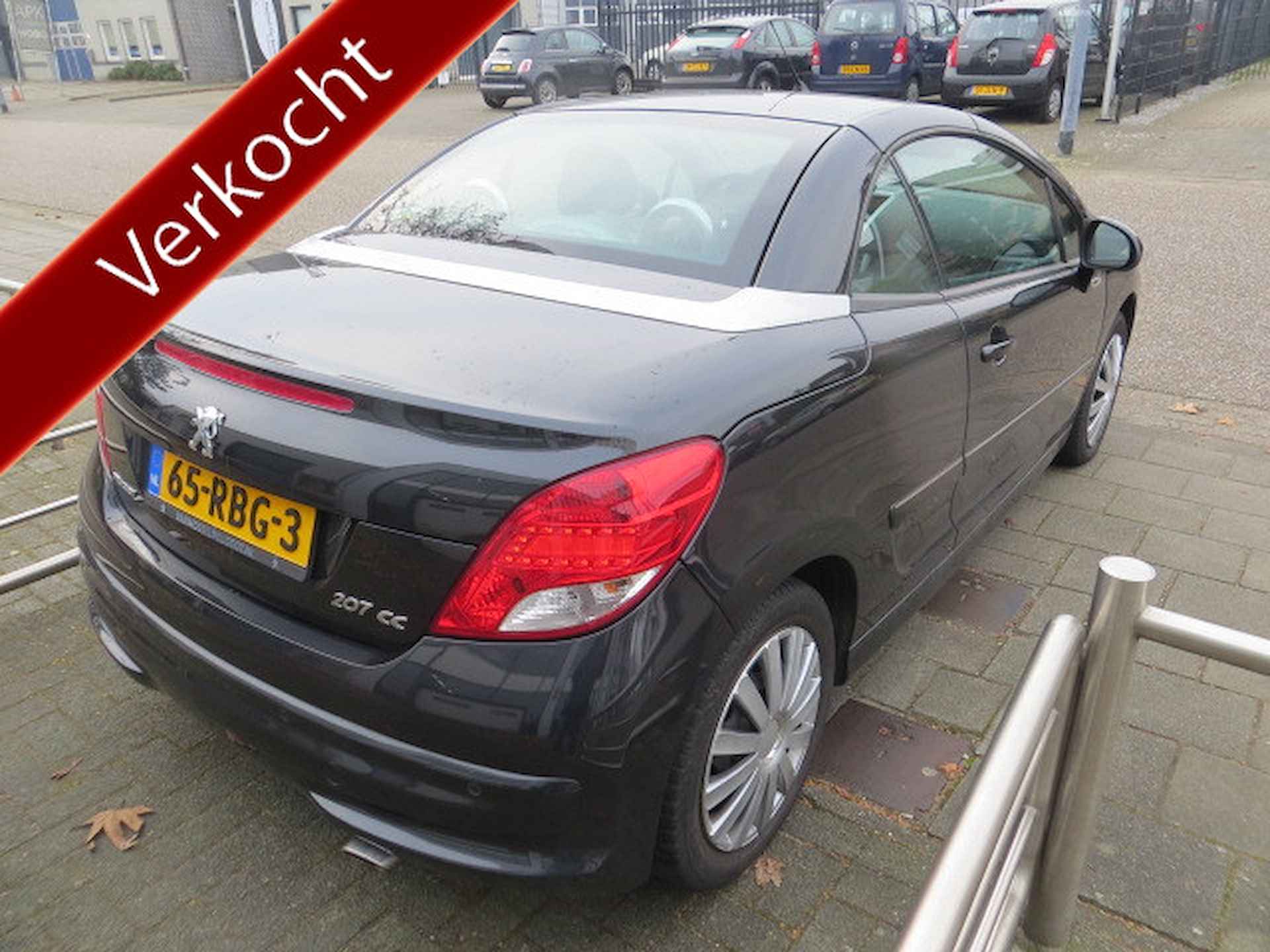 Peugeot 207 CC 1.6 VTi Noir & Blanc nl auto vol leder 72 dkm airco ecc etc - 6/16