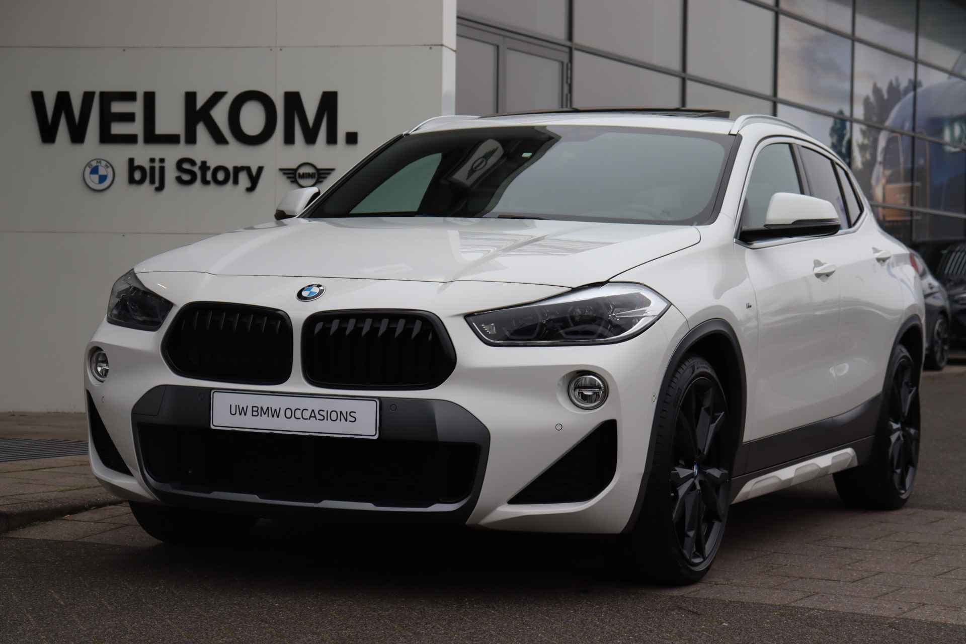 BMW X2 xDrive20i High Executive M Sport Automaat / Panoramadak / Trekhaak / Sportstoelen / Comfort Access / LED / Head-Up / Park Assistant / M Sportonderstel - 8/37