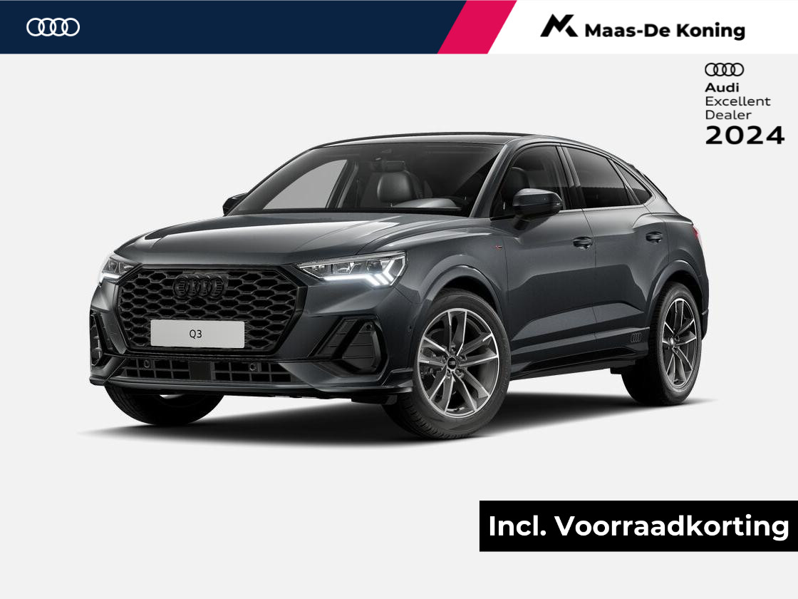 Audi Q3 Sportback S edition Competition 35 TFSI 110 kW / 150 pk Spor · Sonos Premium 3D · Comfortsleutel ·  Glazen panoramadak