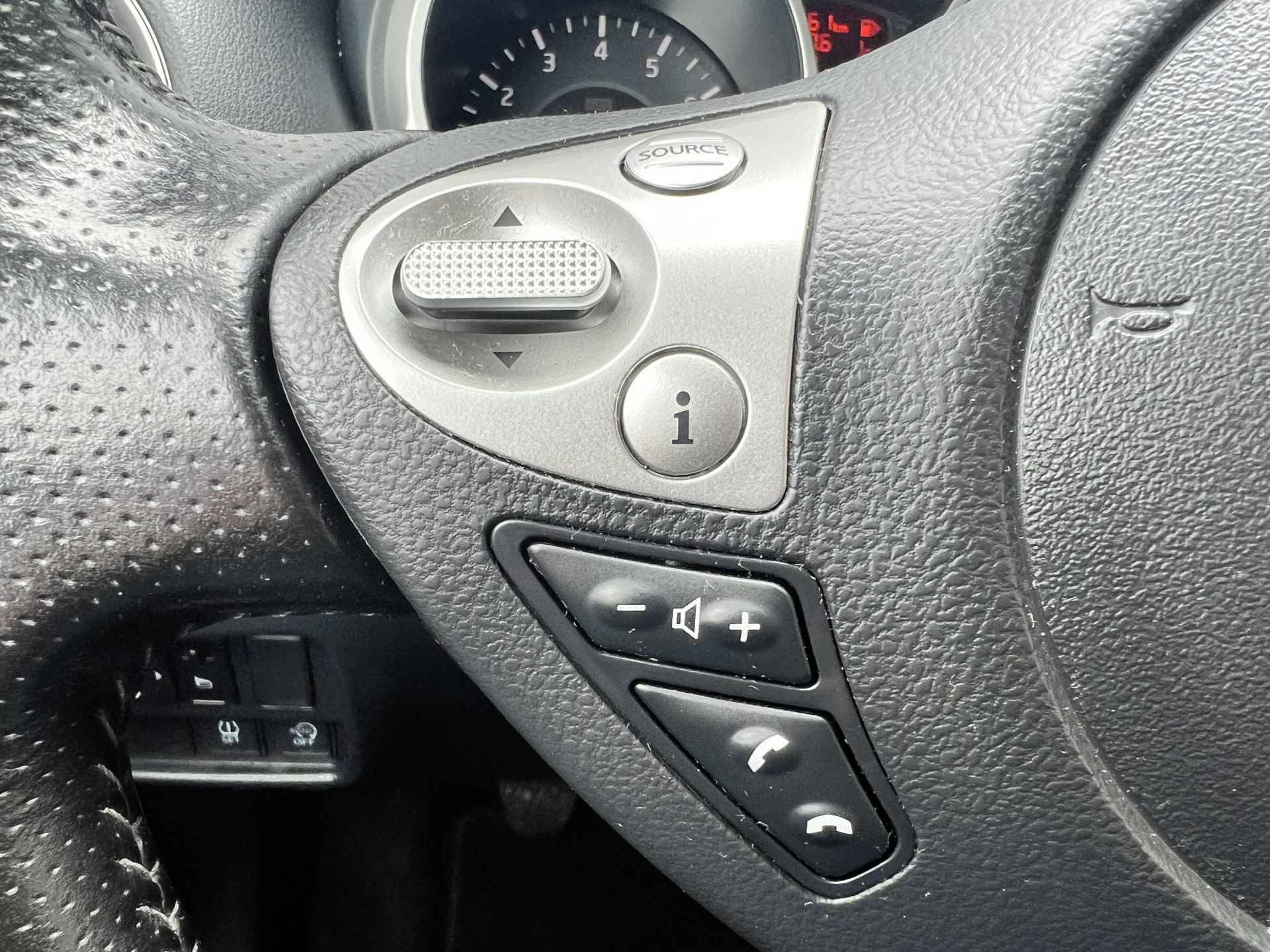 Nissan Juke 1.2 DIG-T S/S Acenta Climate control, Apple Carplay, Cruise control, 17"Lichtmetalen velgen, USB/AUX, Elektrische ramen V+A, Navigatie, Bluetooth, Isofix (MET GARANTIE*) - 16/26