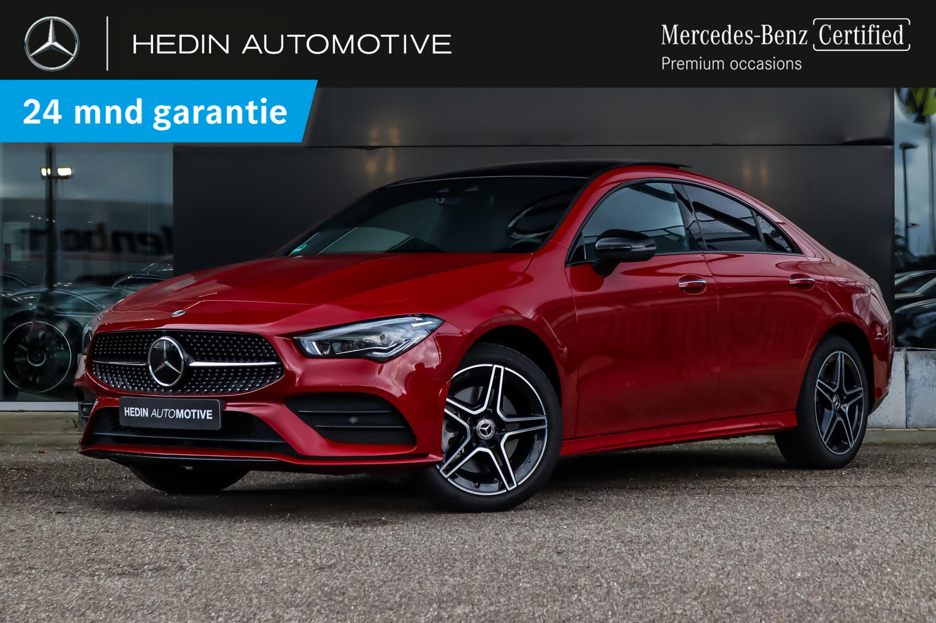 Mercedes-Benz CLA CLA 250e Coupé Automaat AMG Line | Nightpakket | Distronic | Panoramadak | 360° Camera | Multibeam LED | Advanced Sound System | Keyless-Go