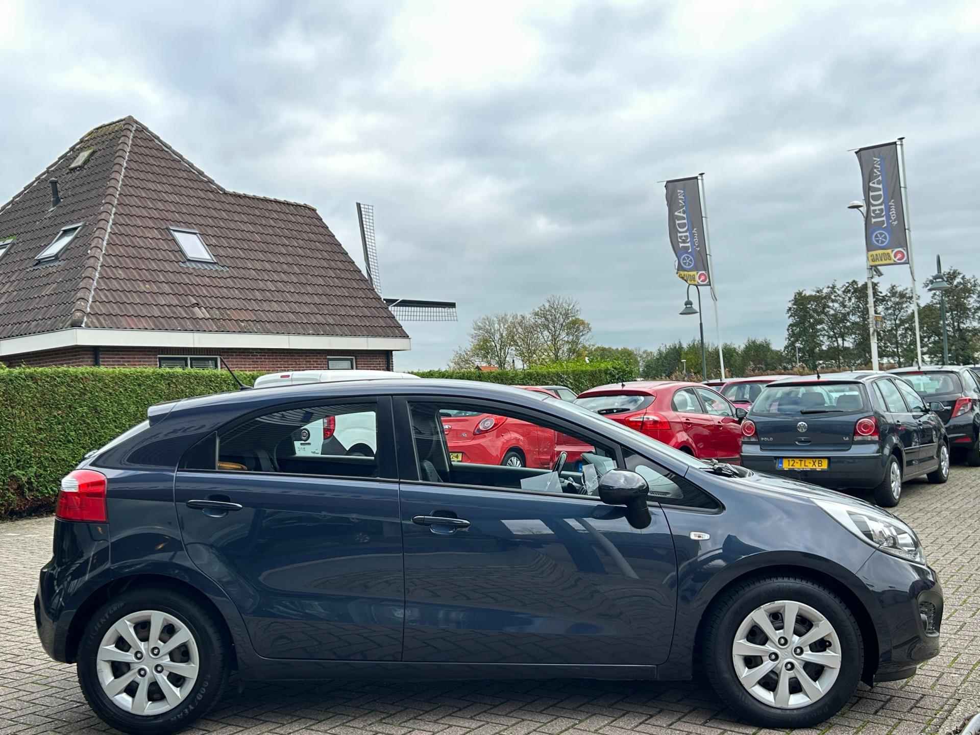 Kia Rio 1.2 CVVT BusinessLine 5Drs Airco Cruise Bluetooth Licht+Regensensor NAP NL-Auto Zeer Nette Staat! - 5/25