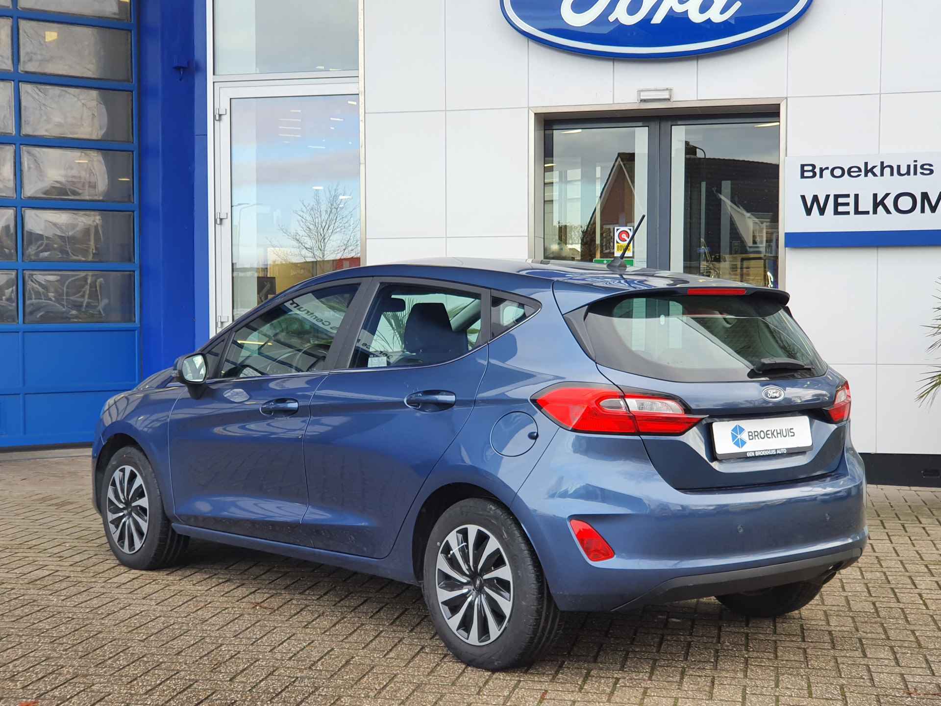 Ford Fiesta 1.0 EcoB 100PK Titanium Nw model Cruisecontrol | Climate control | Parkeersens. | LED - 18/19