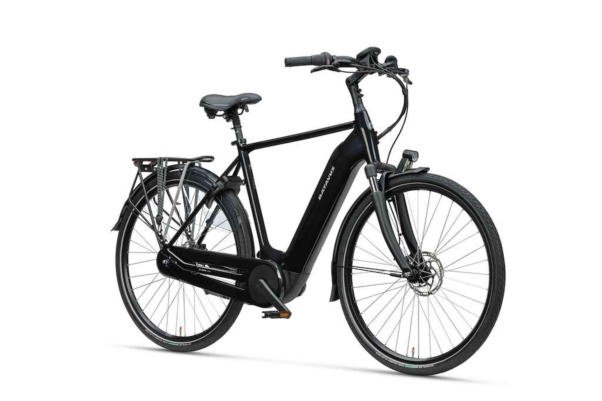 BATAVUS Finez E-go Power Exlusive Heren Zwart Glans 57cm 2024 - 2/3