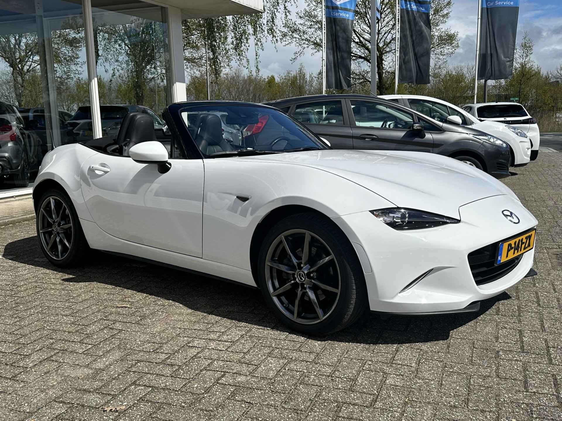 Mazda MX-5 2.0 GT-M | 160pk | Bi-Xenon | Leder | Stoelverwarming | Navi | Bose | Apple Carplay | Keyless | PDC - 9/62