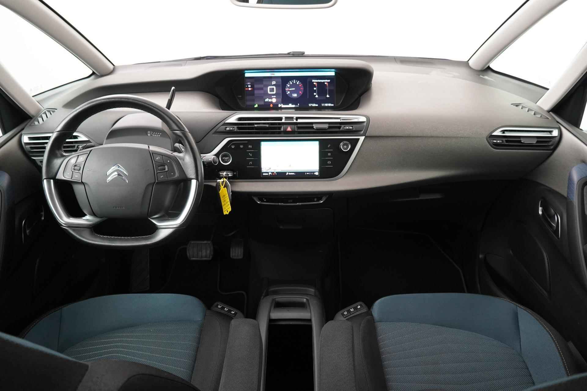 Citroen C4 Picasso 1.2 130PK Feel Aut. | Navigatie | Panoramisch voooruit | Camera | Climate control | Carplay | PDC V+A | LMV 17 inch | Afn. Trekhaak - 6/19