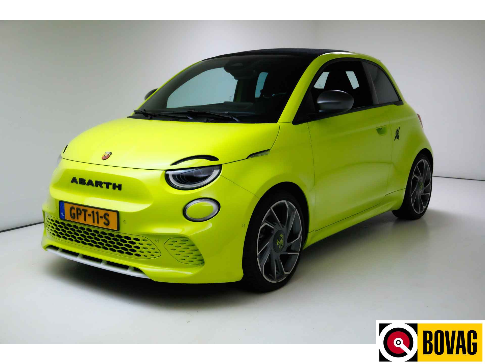 Abarth 500C Cabrio Scorpionissima 42 kWh 155 PK | € 2000,- Subsidie mogelijk! JBL, Camera, Stoelverwarming, PDC, 18" LMV, Navigatie. Sportstoelen - 25/25