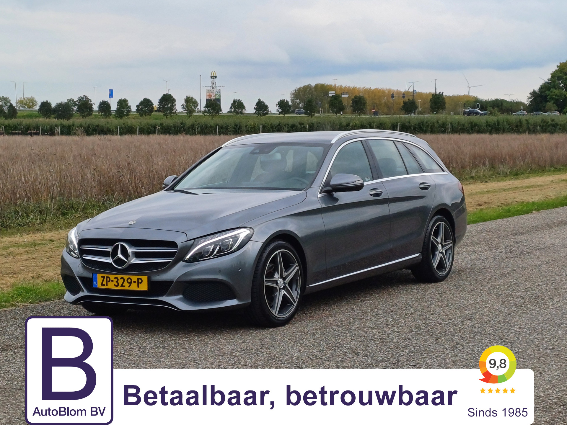 Mercedes-Benz C-Klasse Estate 180 Business Solution | Led | Navi | Cruise | 19 INCH | Trekh. | Elect klep