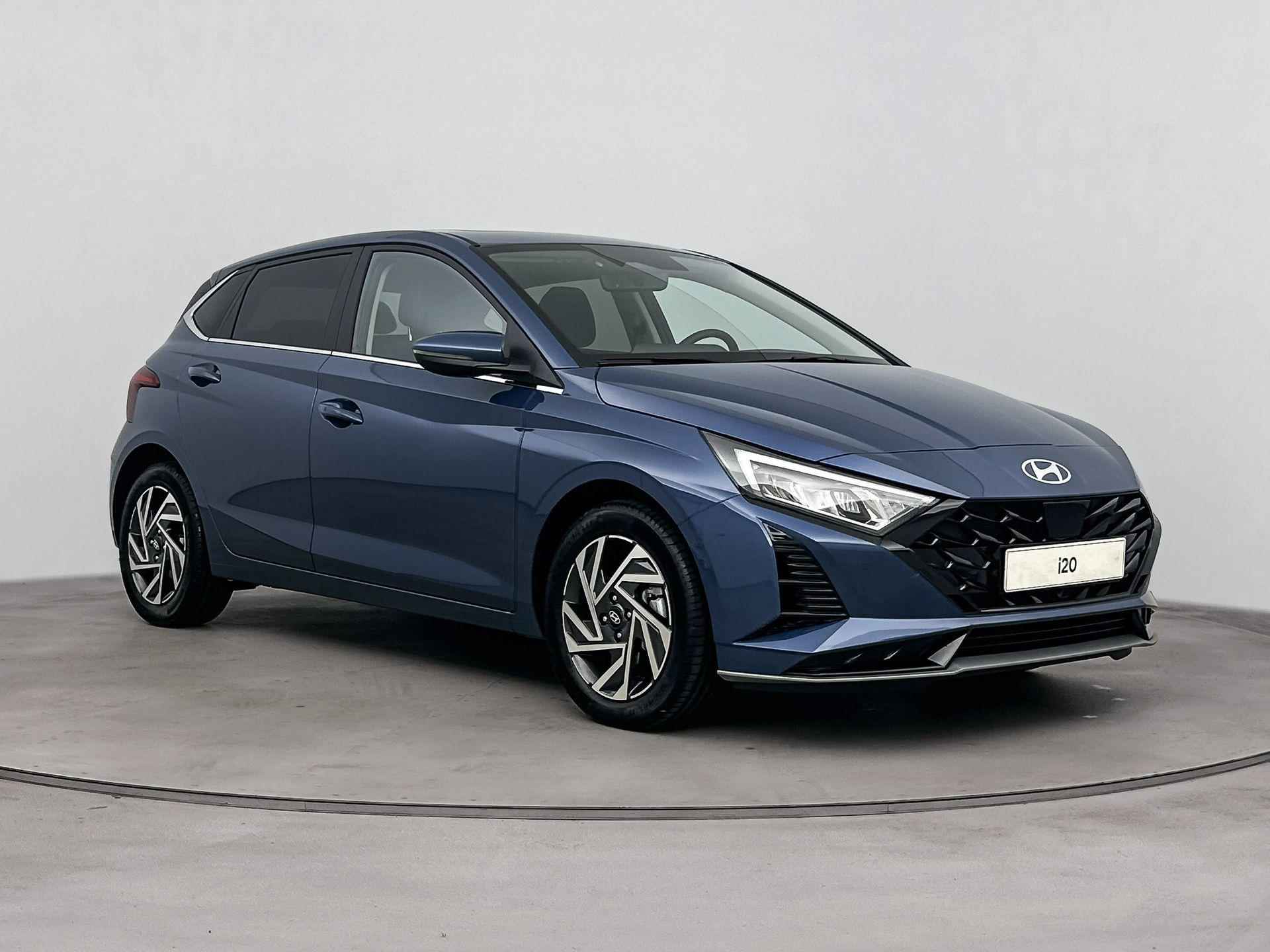 Hyundai i20 1.0 T-GDI Premium Sky | INCL. € 2000,- VOORDEEL! |DIRECT LEVERBAAR | NAVI | SKY/OPENDAK | APPLE CARPLAY/AUTO ANDROID | 16'' LM VELGEN | CAMERA | STOELVERWARMING | CLIMA | CRUISE  | - 7/35