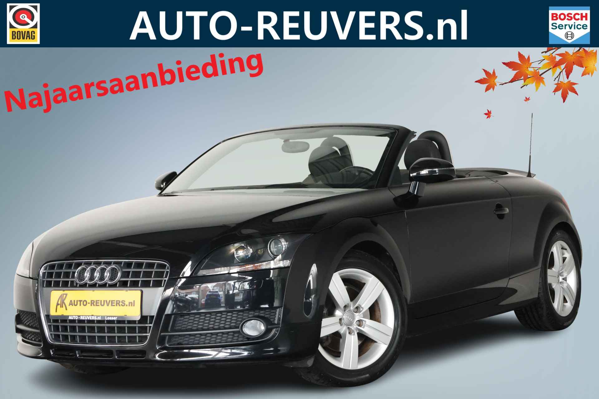 Audi TT Roadster 2.0 TFSI S-edition Airco / stoelverw / Leder / Cruise control / Opendak - 1/23