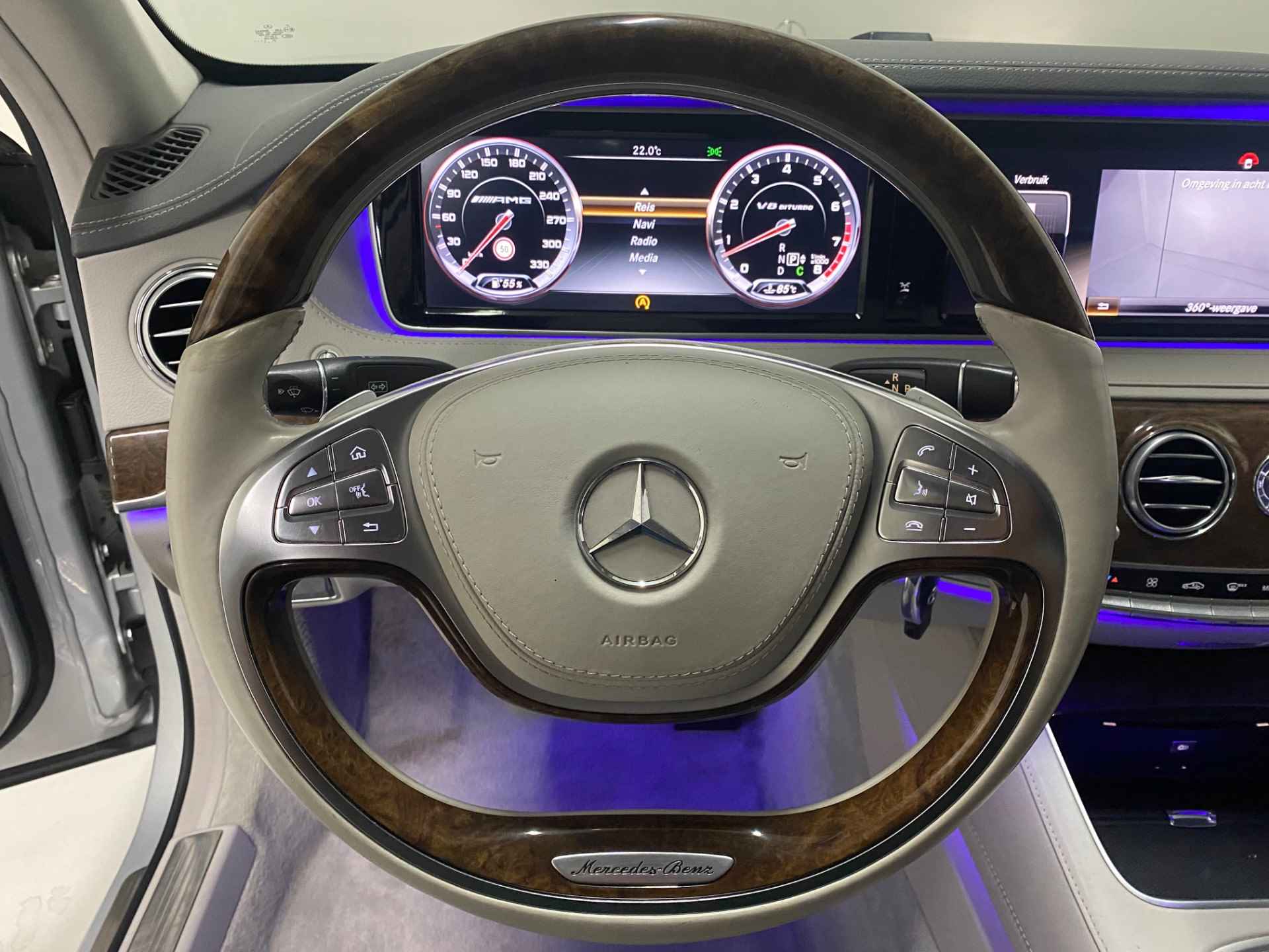 Mercedes-Benz S-Klasse 500 Nachtzicht Keyless Burmester Sound Trekhaak ACC Soft Close 360° Camera - 31/48