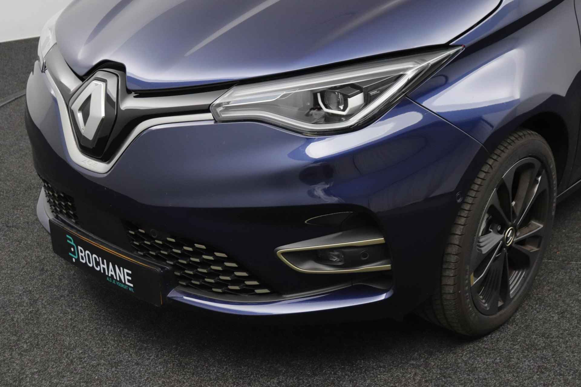 Renault ZOE R135 Iconic 52 kWh | 22kW 3-Fase| 50kw CCS | Stoel en Stuur Verwarming | Parkeer Assistent |LED Verlichting| - 8/31