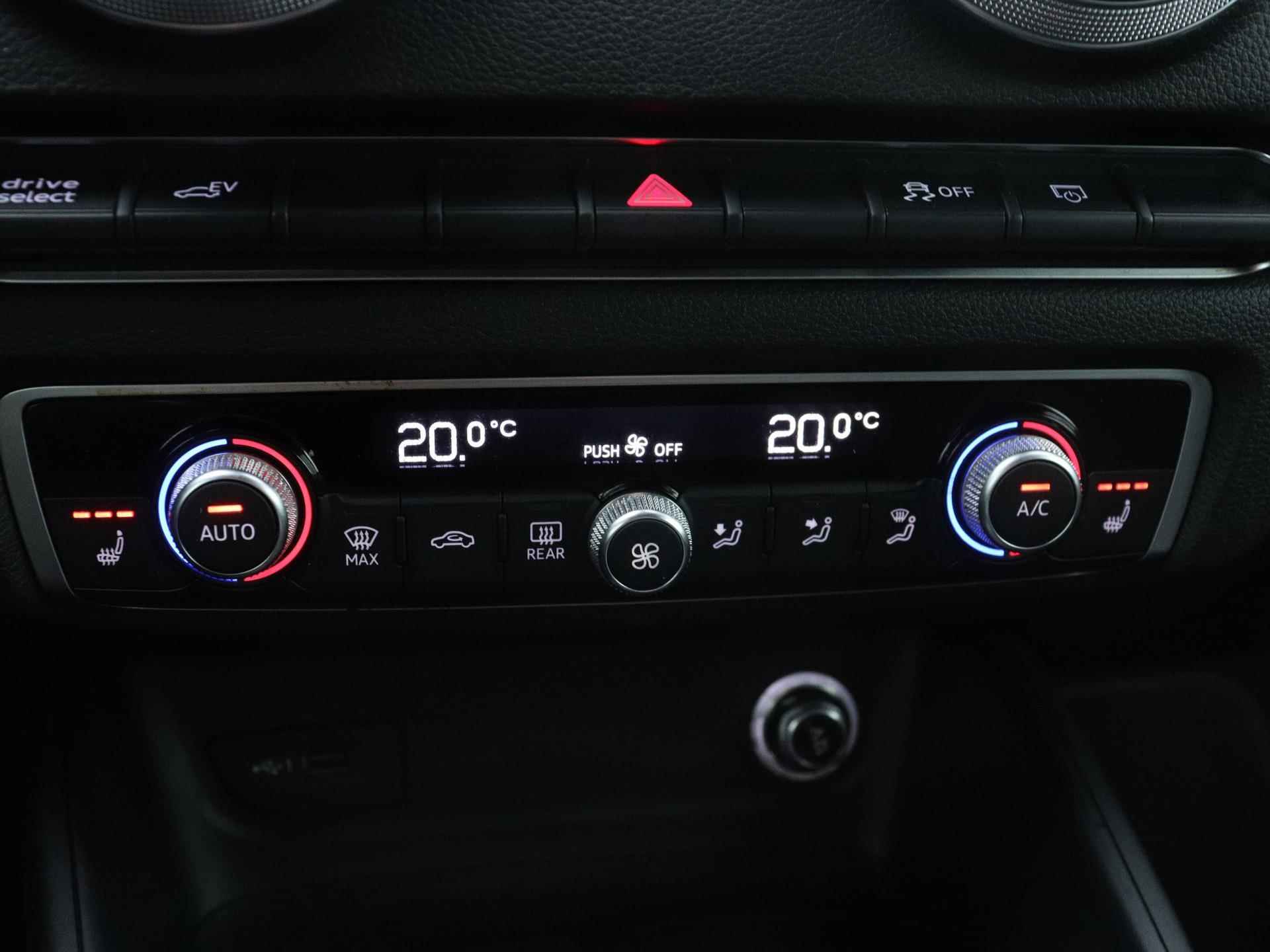 Audi A3 Sportback 40 e-tron Advance Sport | Automaat | Plug-in | LED Koplampen | Stoelverwarming | Navigatie | Cruise control | Climate control | Lichtmetalen velgen | Getint glas | Parkeersensoren | Sportstoelen | - 16/30