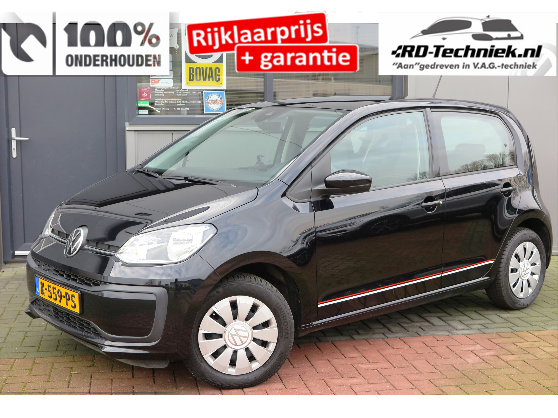 Volkswagen up! 1.0 BMT 65pk move up! Airco,Navi via Carplay, DAB+ radio, Rijstrooksensor, Carplay/Android auto etc. bij viaBOVAG.nl