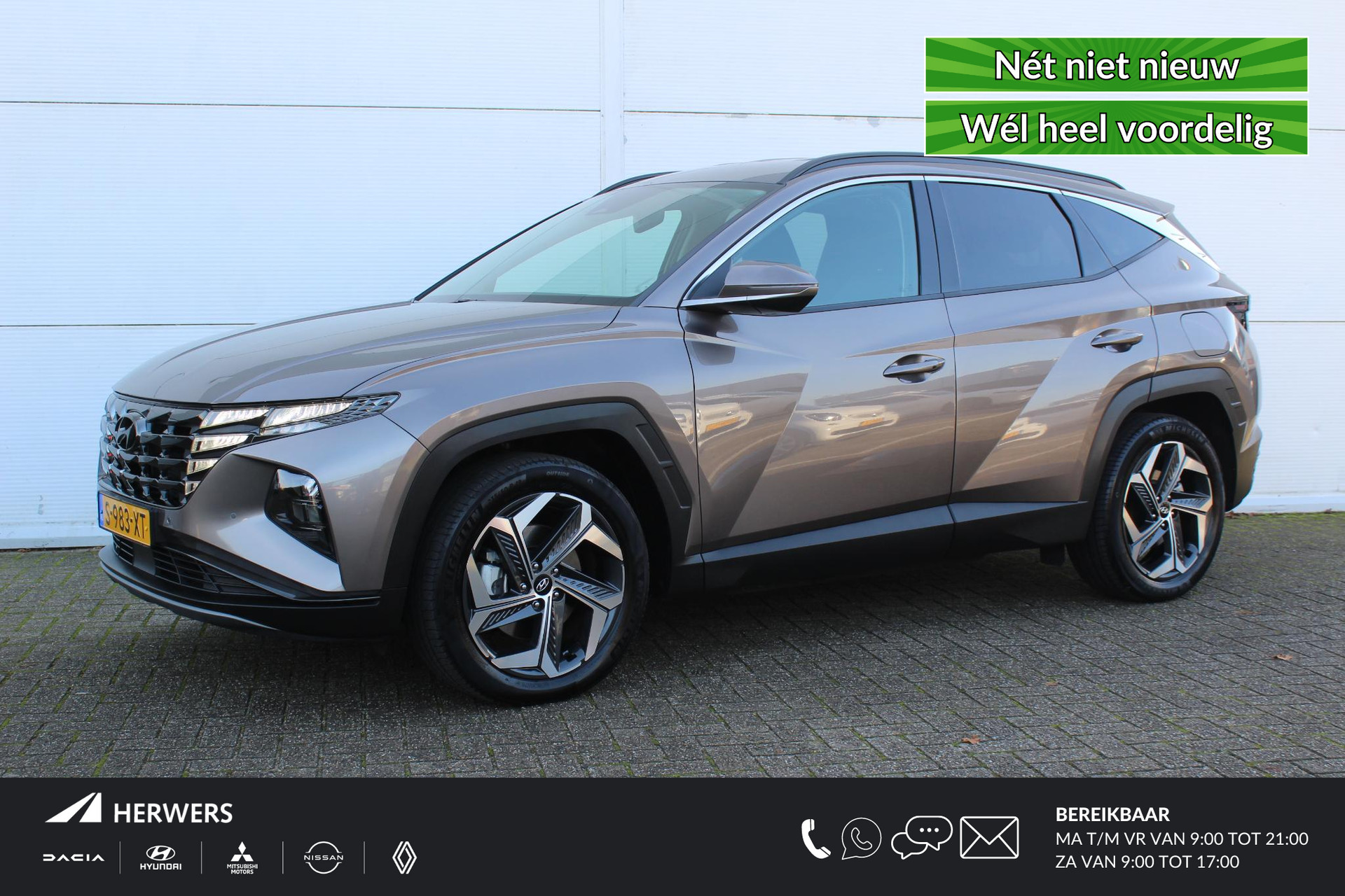 Hyundai Tucson 1.6 T-GDI PHEV Comfort Smart 4WD / Trekhaak (1350 KG) / Navigatie + Apple Carplay/Android Auto / Cruise Control Adaptief / Climate Control / Stoel- + Stuurverwarming /