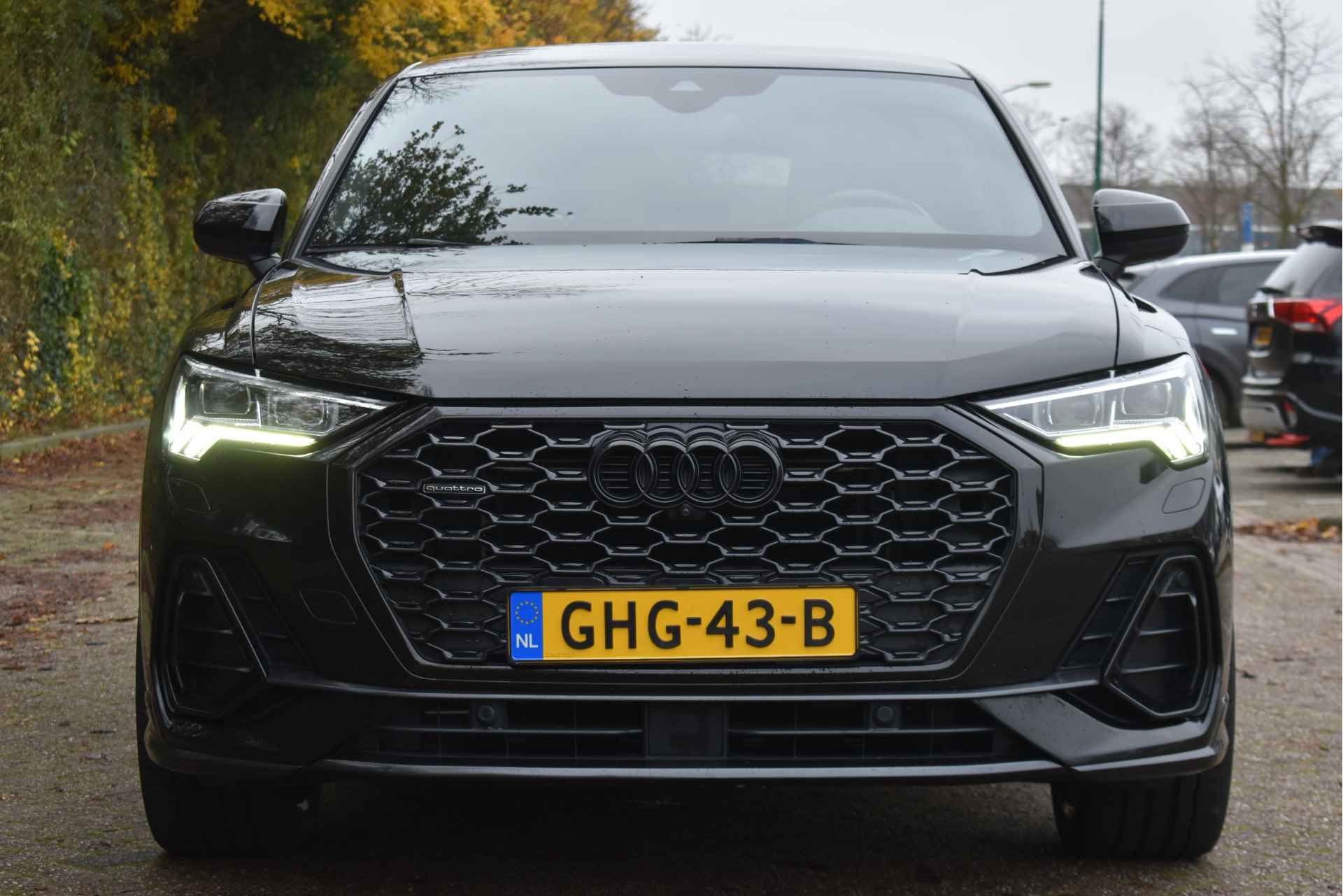 Audi Q3 Sportback 45 TFSI Quattro 230 PK S-Edition Black Line S-Line 3x | B&O | Pano | 360 gr.camera | Carplay | Elekt.stoelen | Keyless | Full LED - 29/87