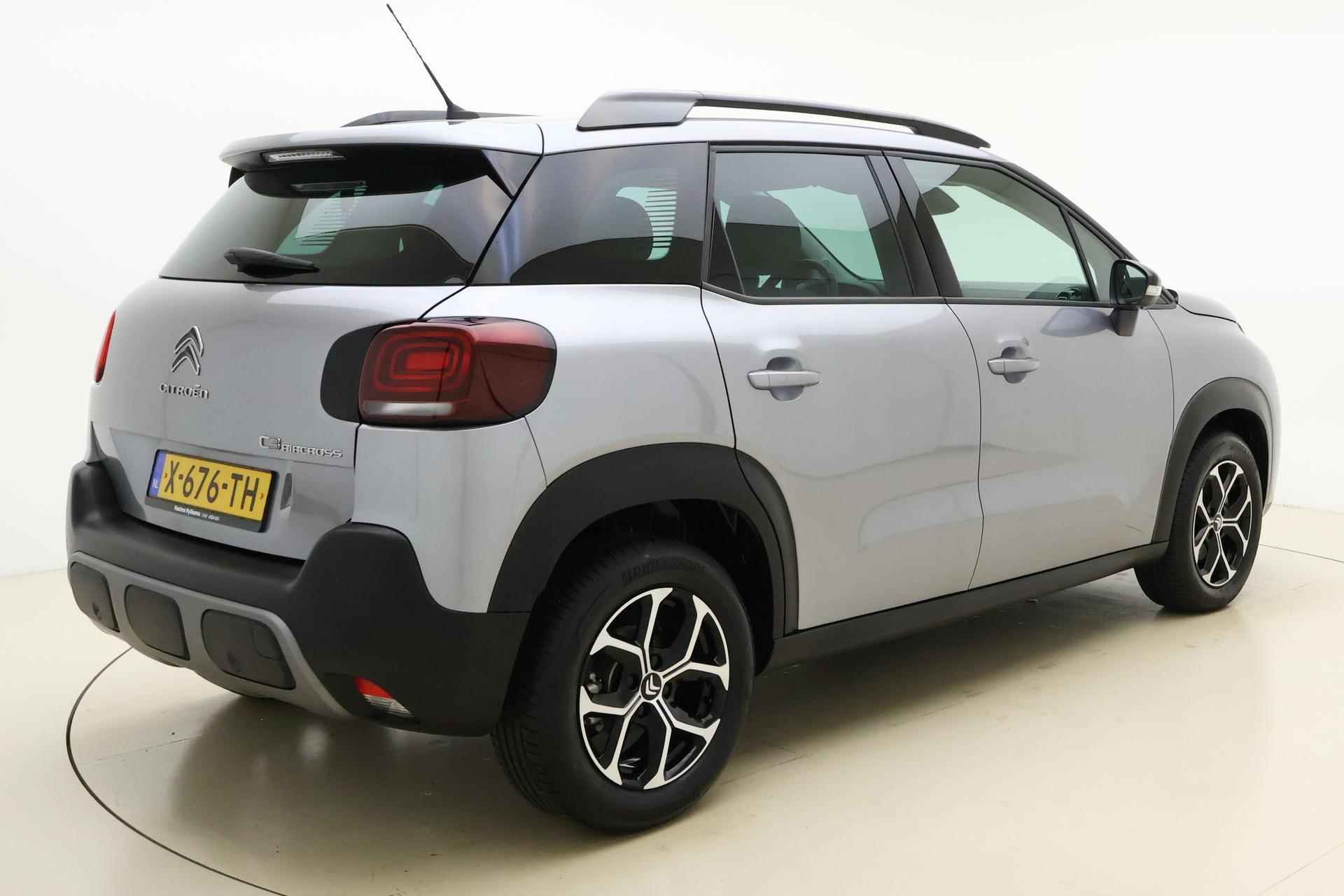 Citroen C3 Aircross 1.2 PureTech Plus 130 PK Automaat | Navigatie | Climate control | Headup Display | Stoelverwarming | Dakrails | Lichtmetalen velgen - 3/36