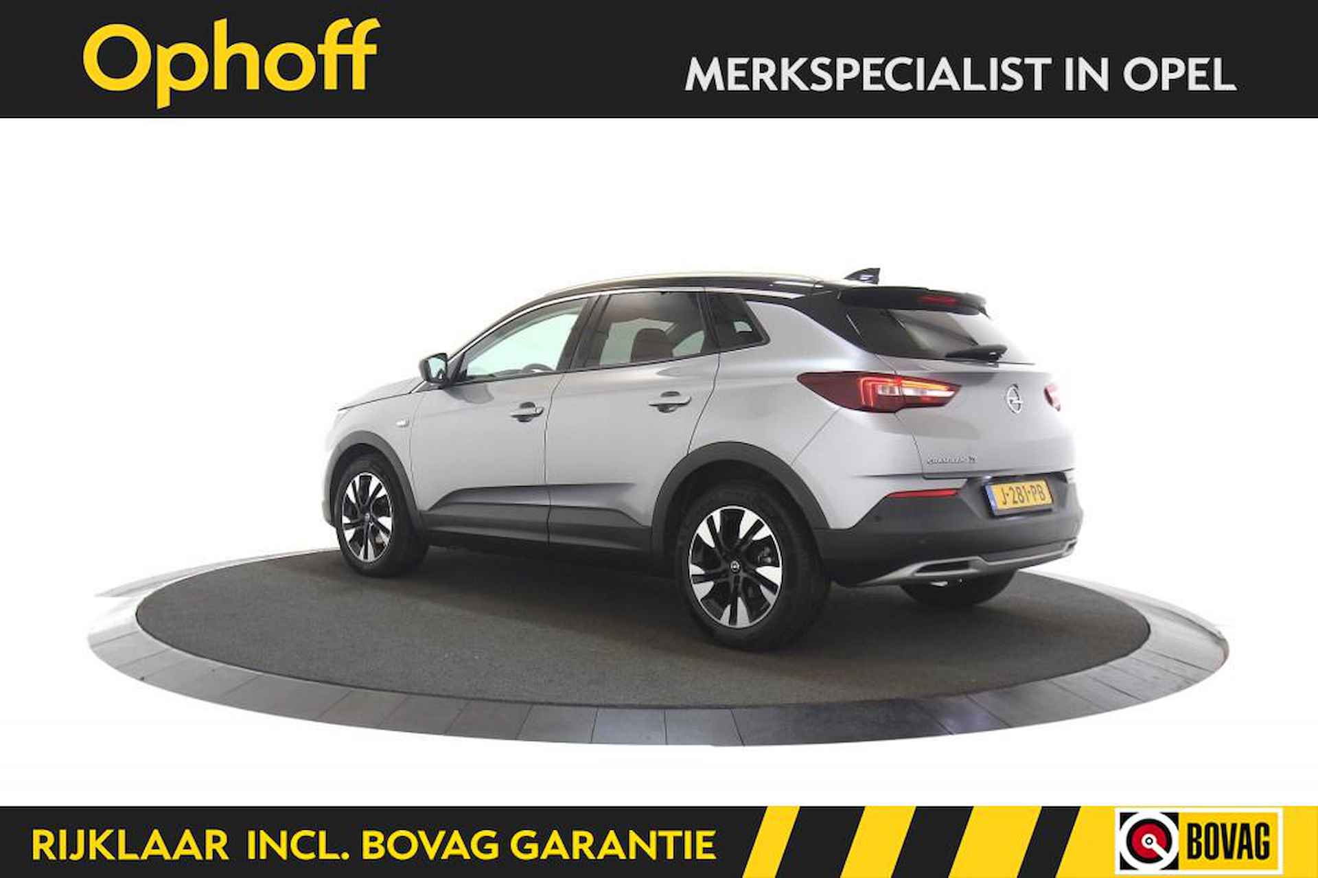 OPEL Grandland X 1.2 Turbo Ultimate Automaat / Camera / Leer / LED / Zwart dak - 3/28