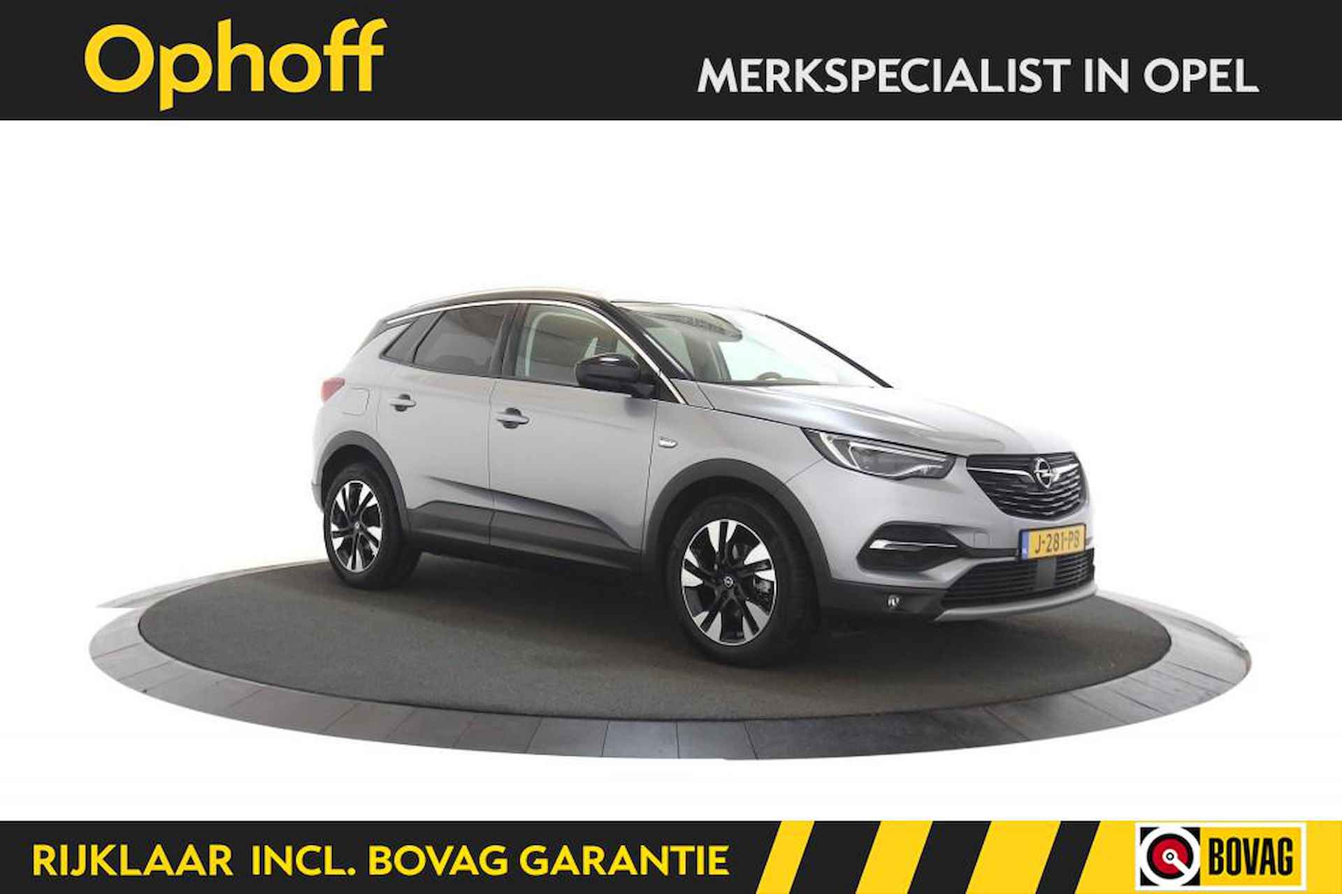 OPEL Grandland X 1.2 Turbo Ultimate Automaat / Camera / Leer / LED / Zwart dak - 7/28