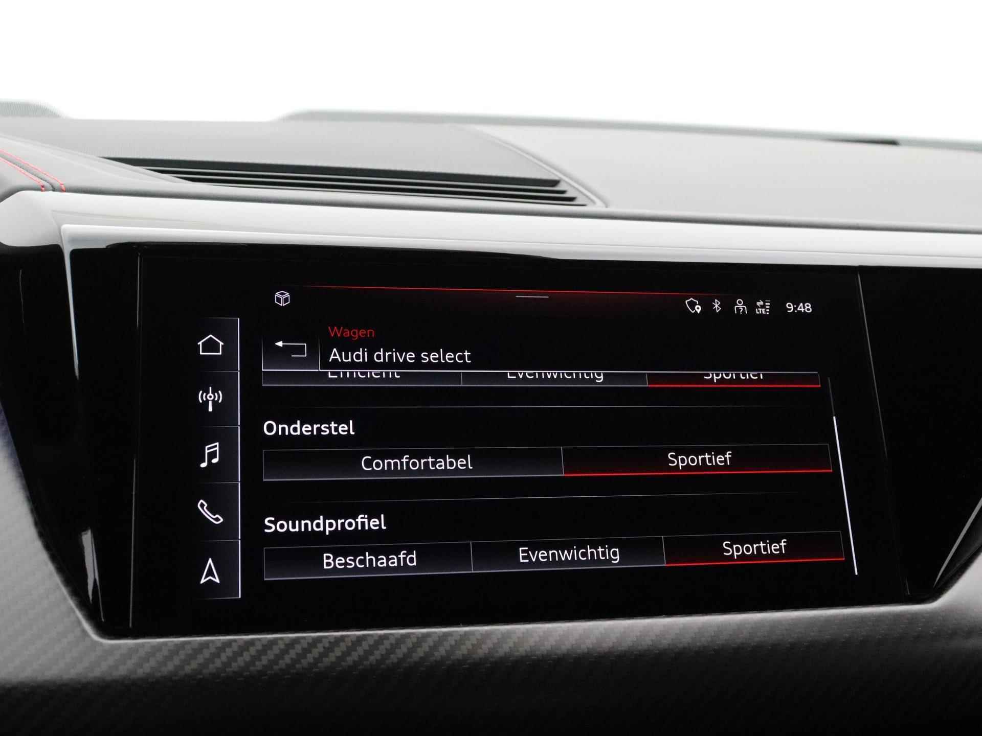 Audi e-tron GT RS | 600PK | Audi Exclusive | Suzuka Grey | Top view camera | Massage | 21' | Laser LED | Head-up | Alcantara | Carbon | Nachtzichtassistent | NP: €202.500,- | *Verlengde fabrieksgarantie - 33/51