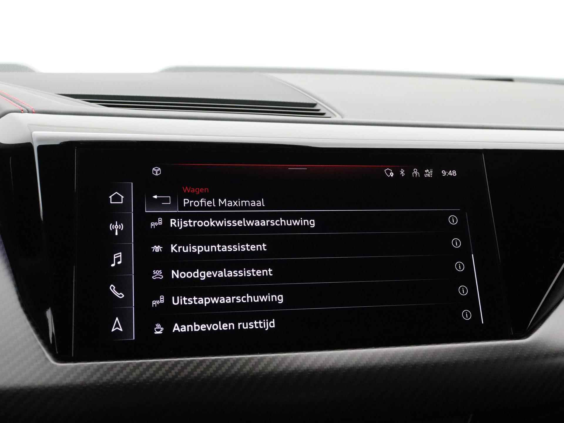 Audi e-tron GT RS | 600PK | Audi Exclusive | Suzuka Grey | Top view camera | Massage | 21' | Laser LED | Head-up | Alcantara | Carbon | Nachtzichtassistent | NP: €202.500,- | *Verlengde fabrieksgarantie - 35/51