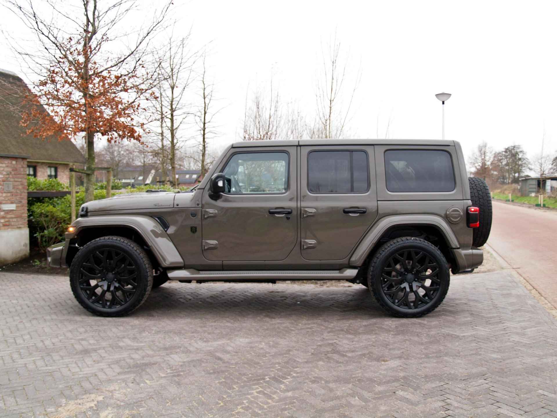 Jeep Wrangler Unlimited 2.0T Sahara | BRUTE | Camera | Trekhaak | 22 inch | Alpine | - 7/41